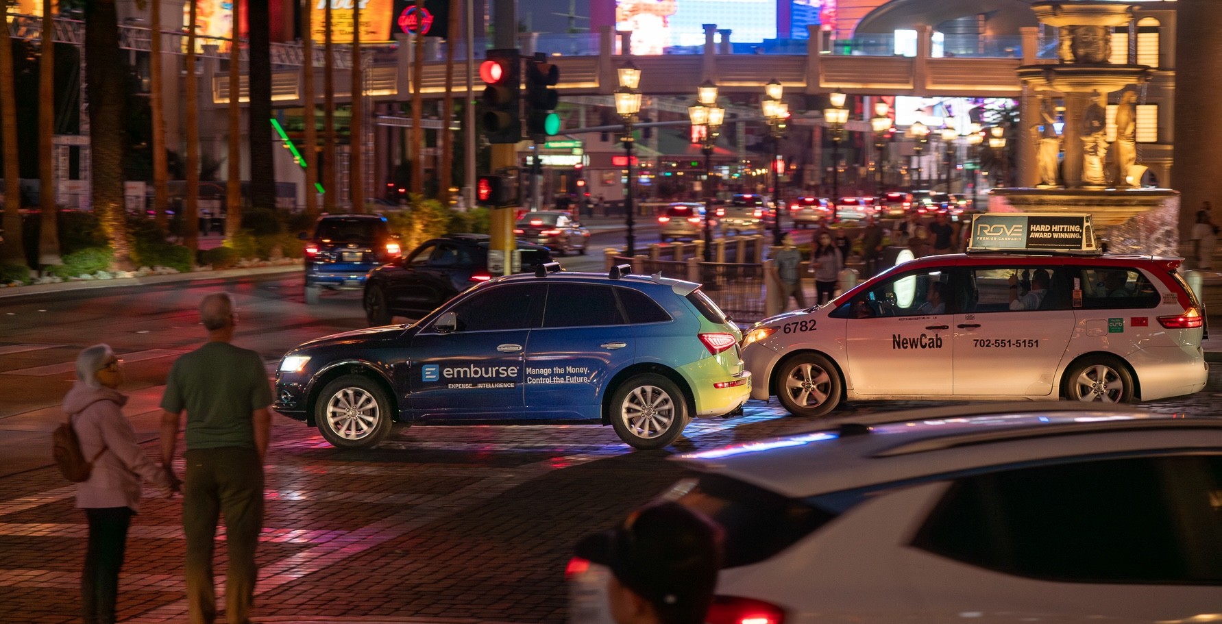 Emburse wrapped car OOH campaign in Las Vegas via GOOD TRAFFIC