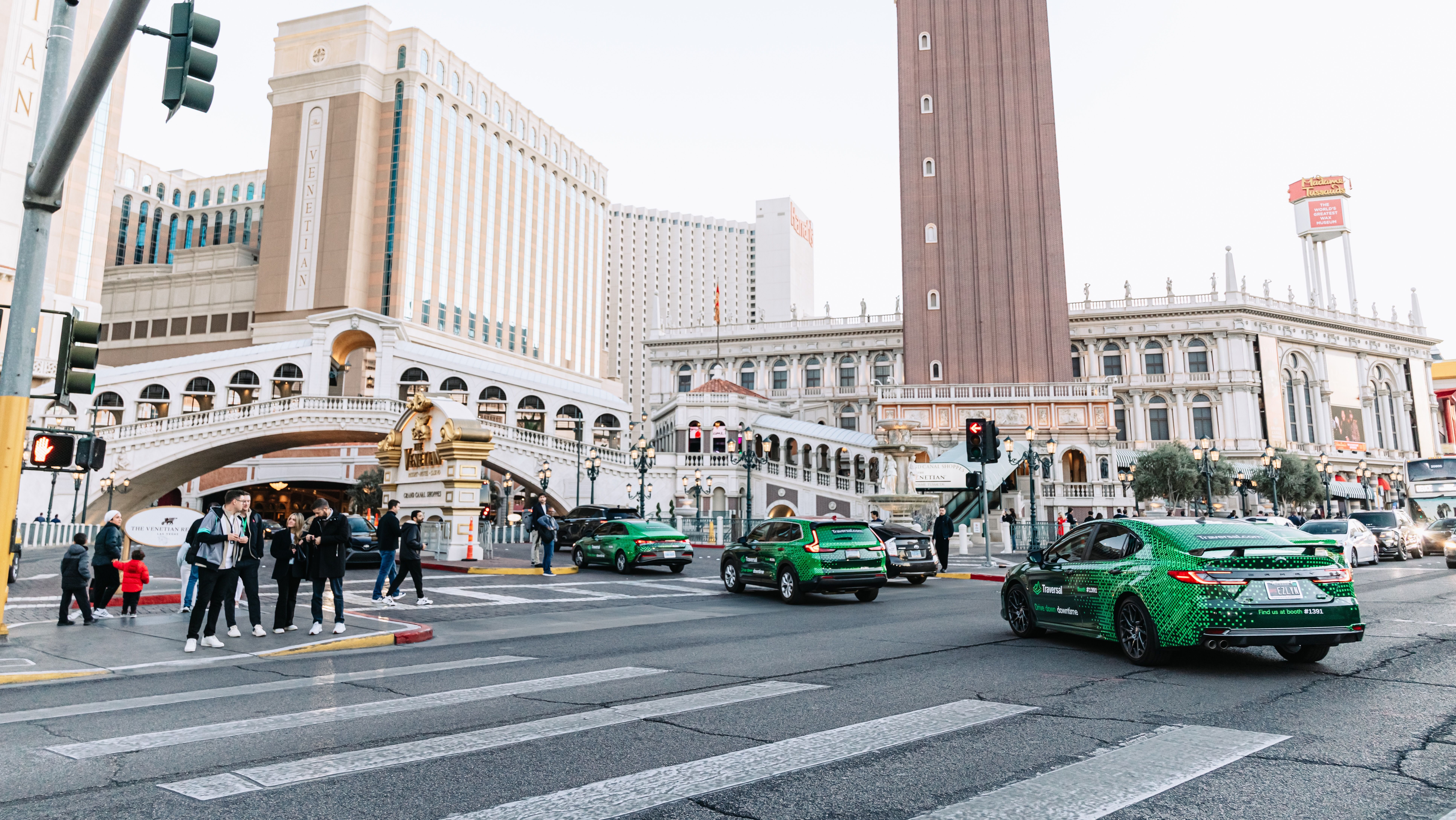 Traversal wrapped car OOH campaign in Las Vegas via GOOD TRAFFIC
