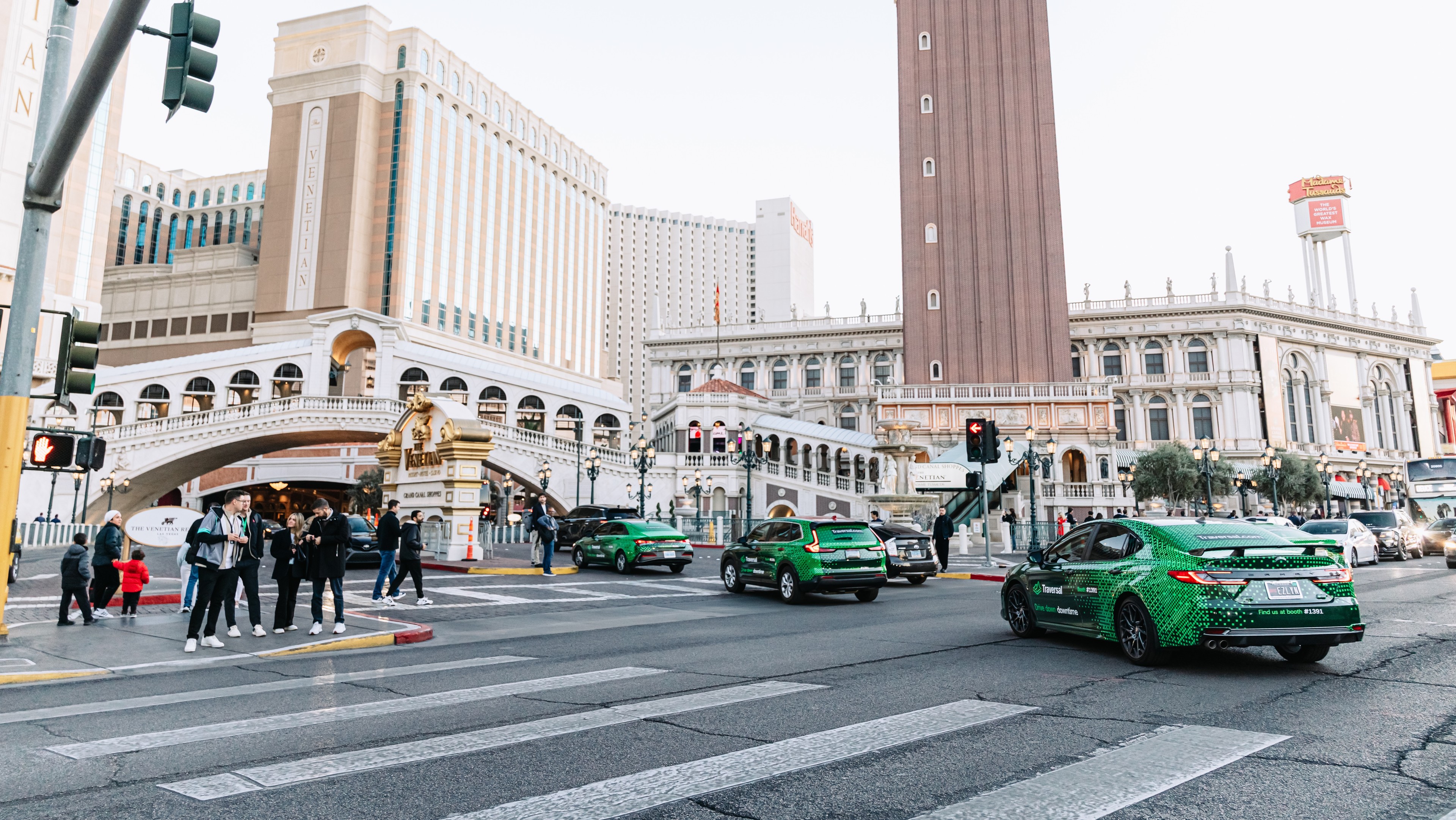Traversal wrapped car OOH campaign in Las Vegas via GOOD TRAFFIC