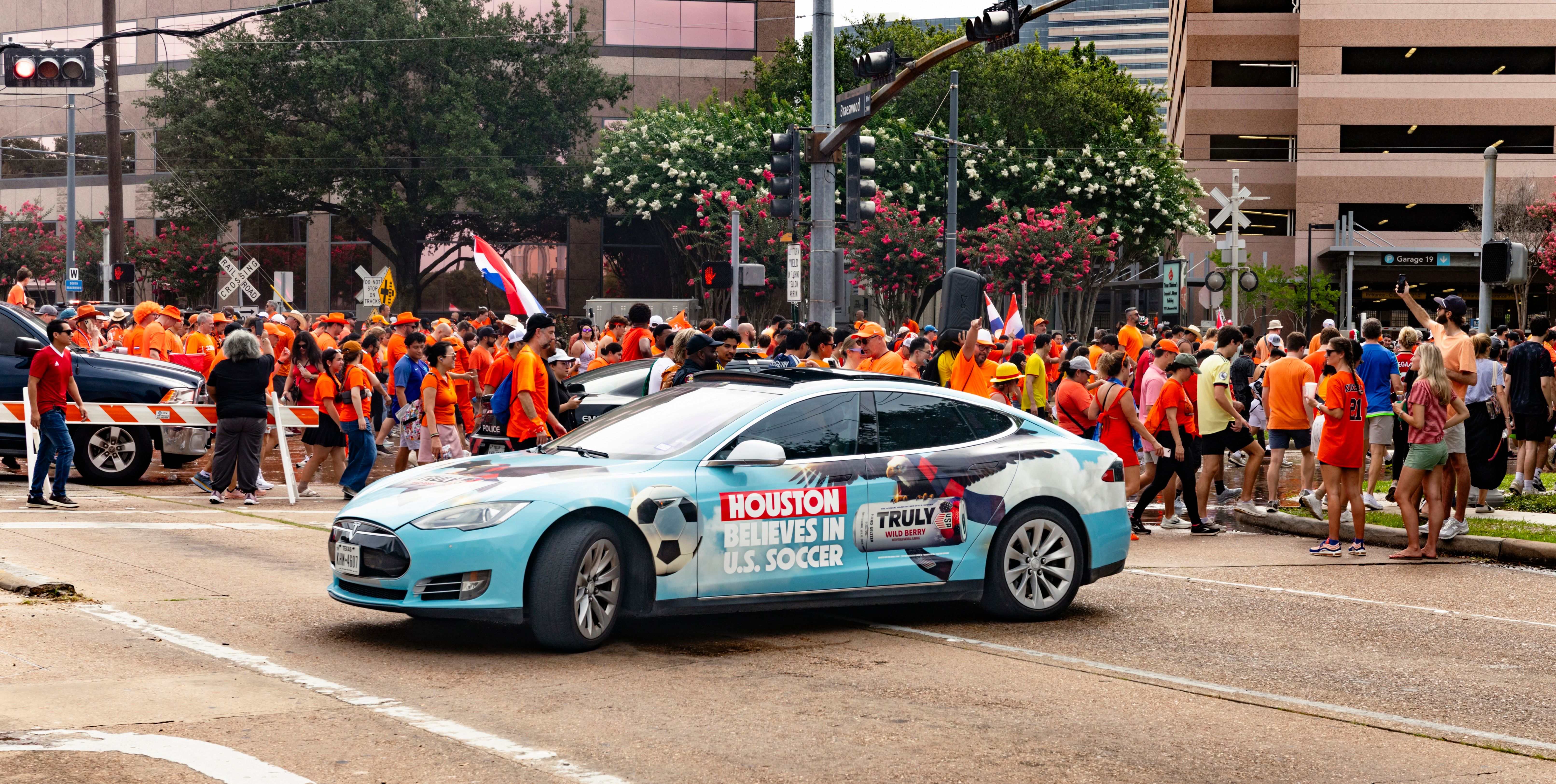 Truly wrapped cars take over Houston and Kansas City during the 2026 FIFA World Cup
