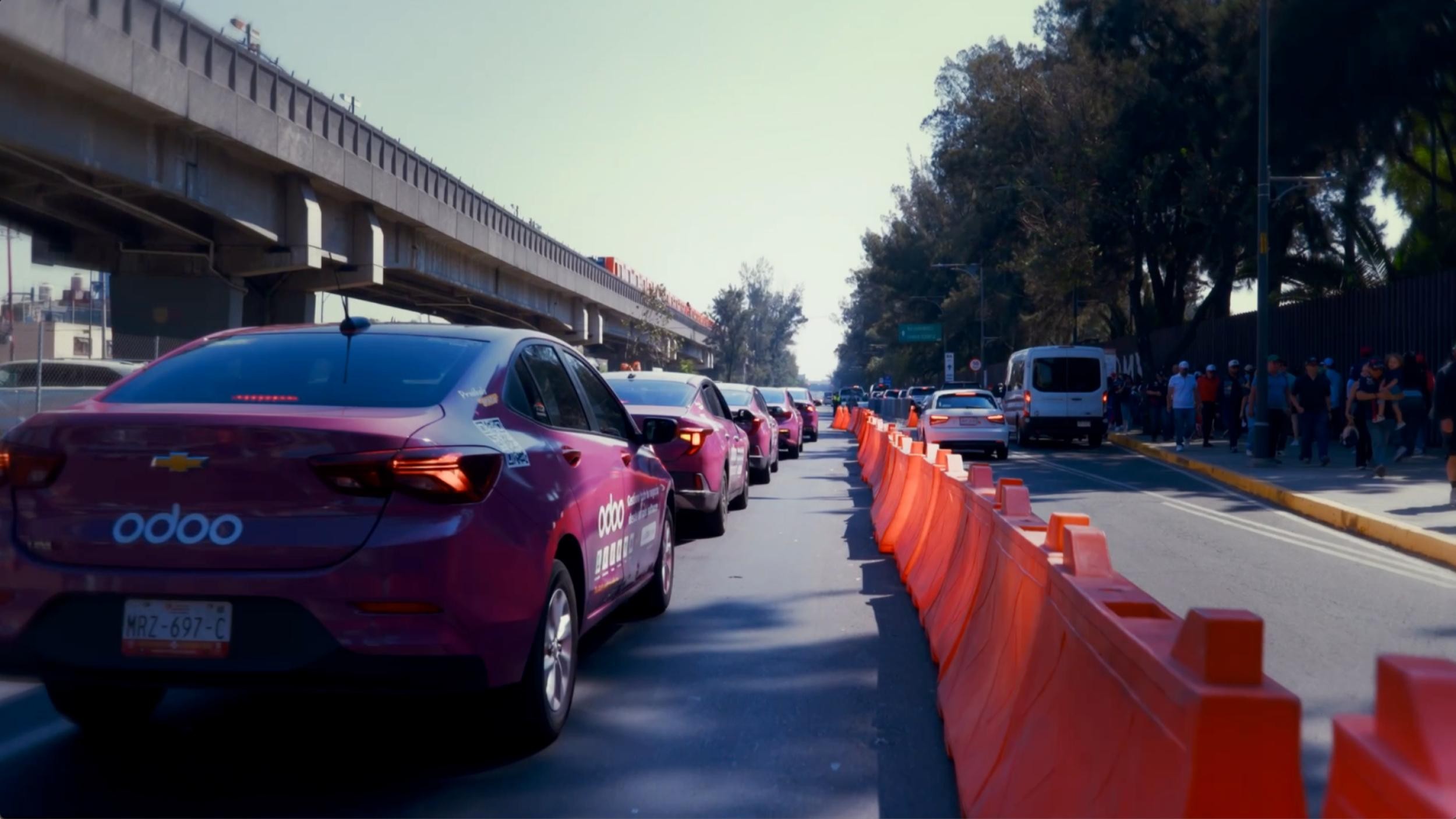 Odoo wrapped car campaign F1 Mexico City