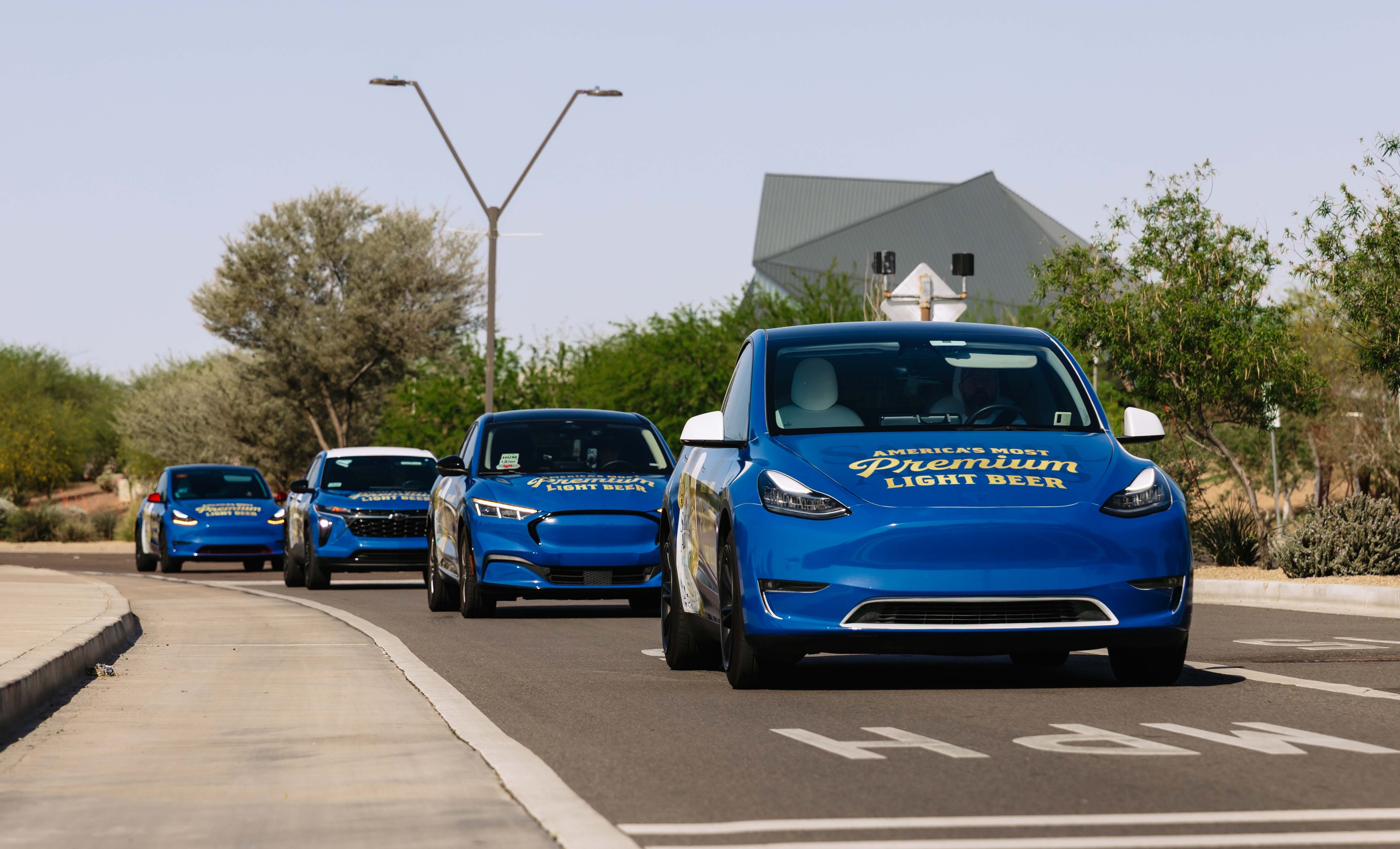 Boston Beer/Sam Adams wrapped rideshare vehicle in Phoenix