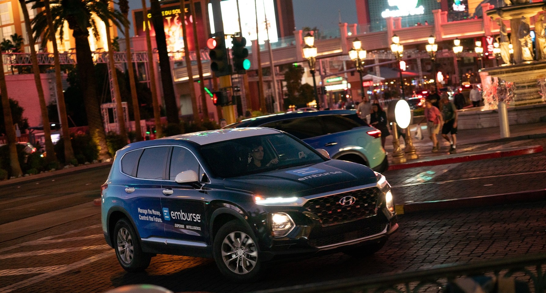 Emburse wrapped car OOH campaign in Las Vegas via GOOD TRAFFIC