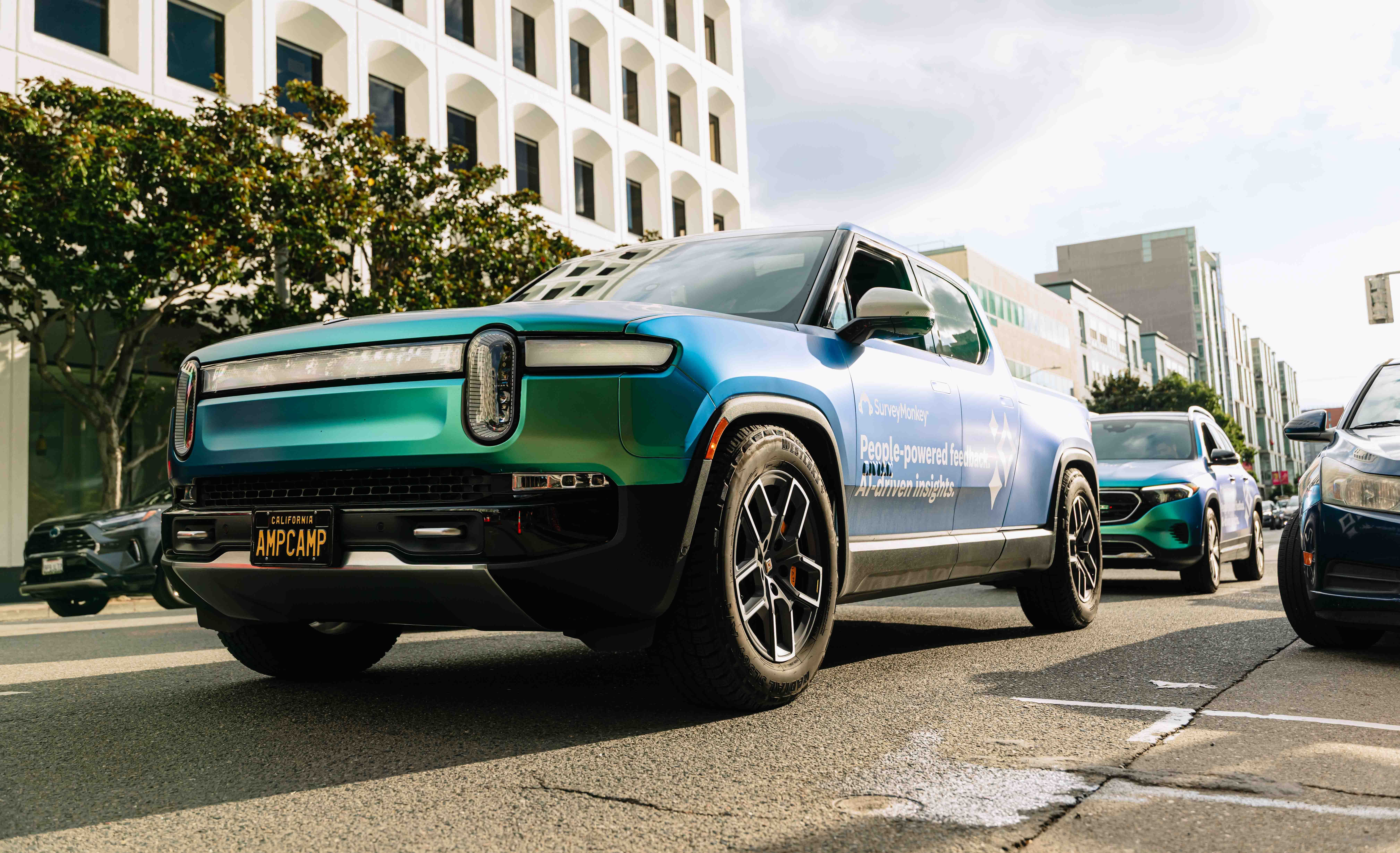 survey monkey, wrapped rivian