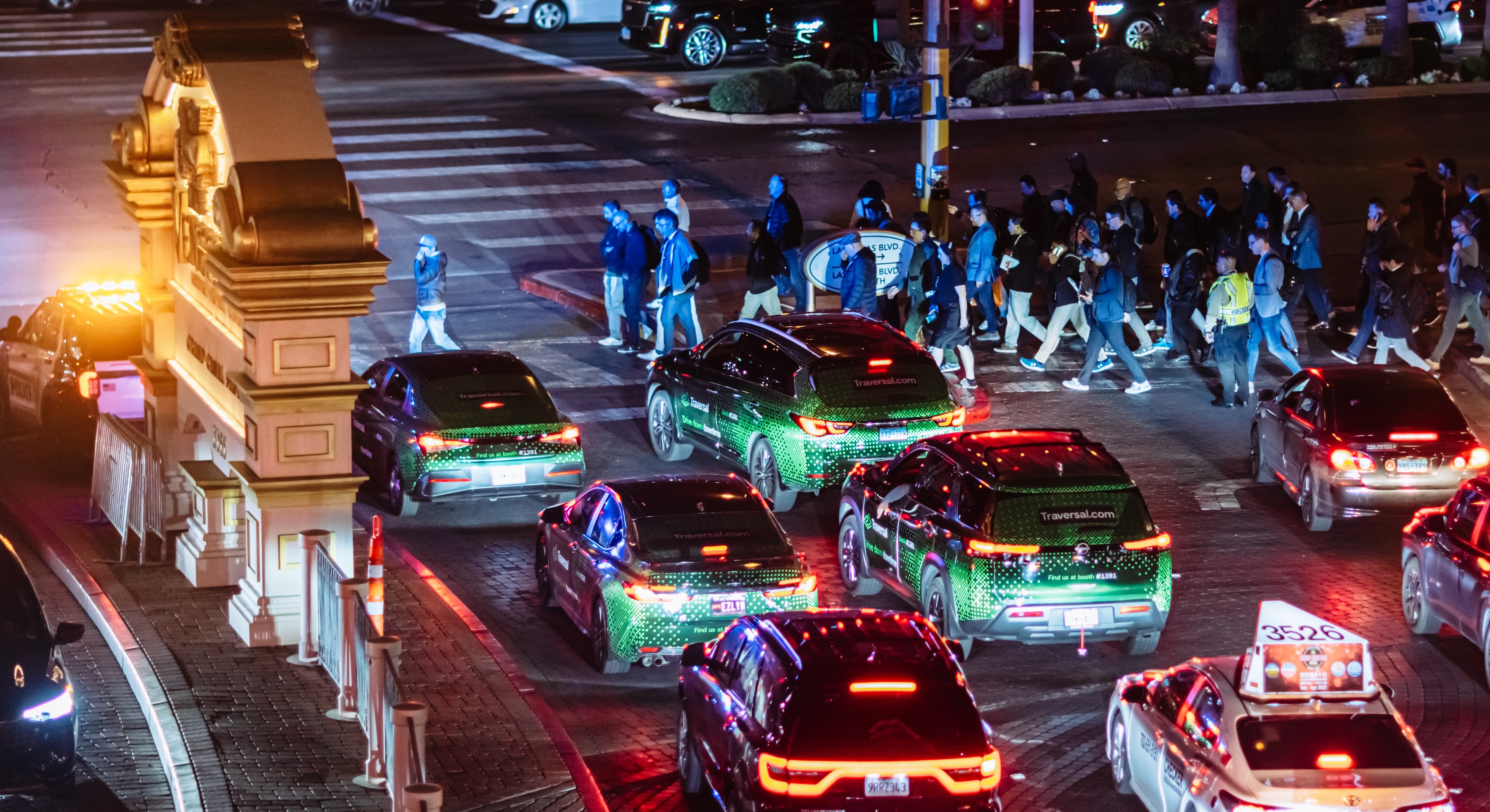 Traversal wrapped car OOH campaign in Las Vegas via GOOD TRAFFIC