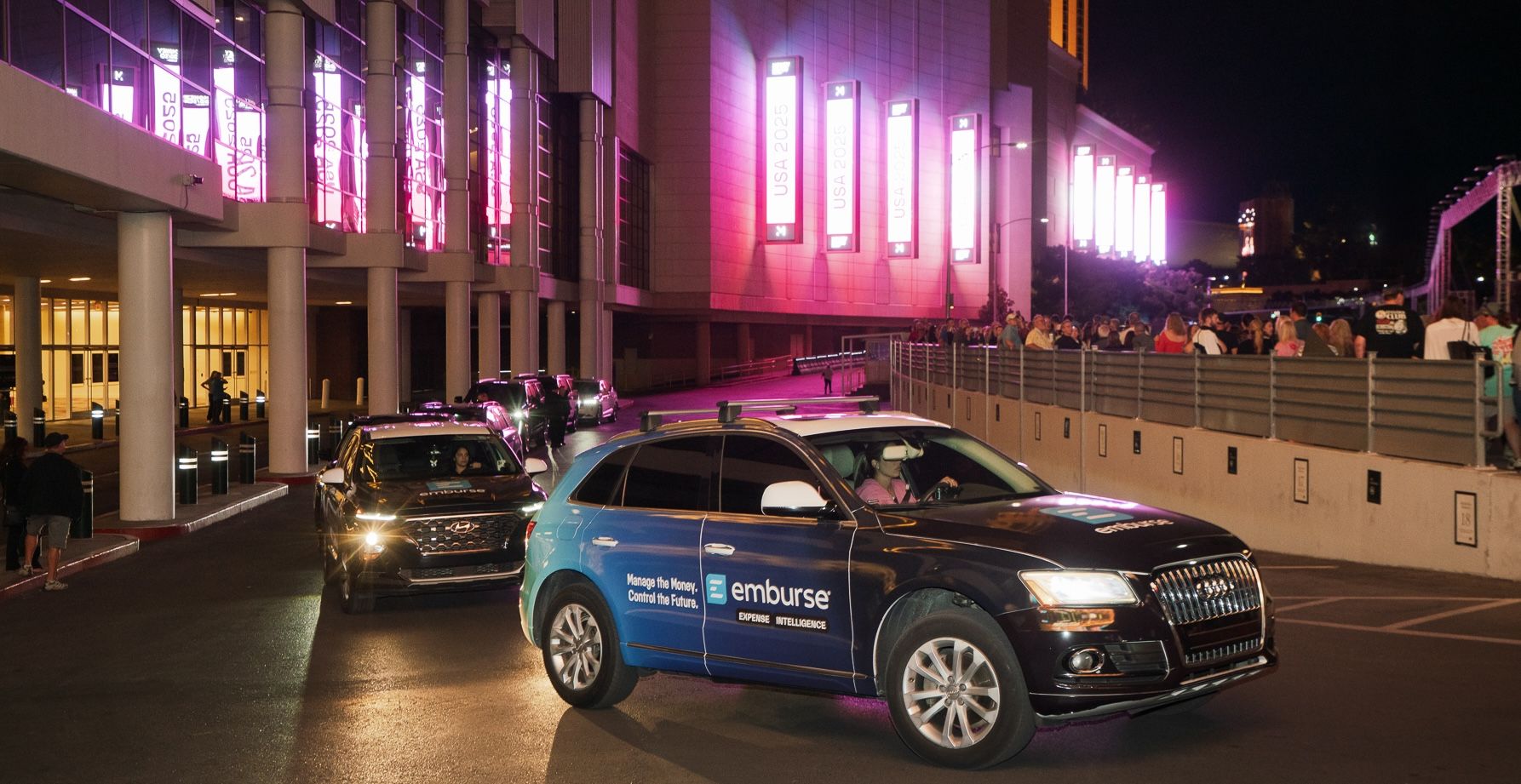 Emburse wrapped car OOH campaign in Las Vegas via GOOD TRAFFIC