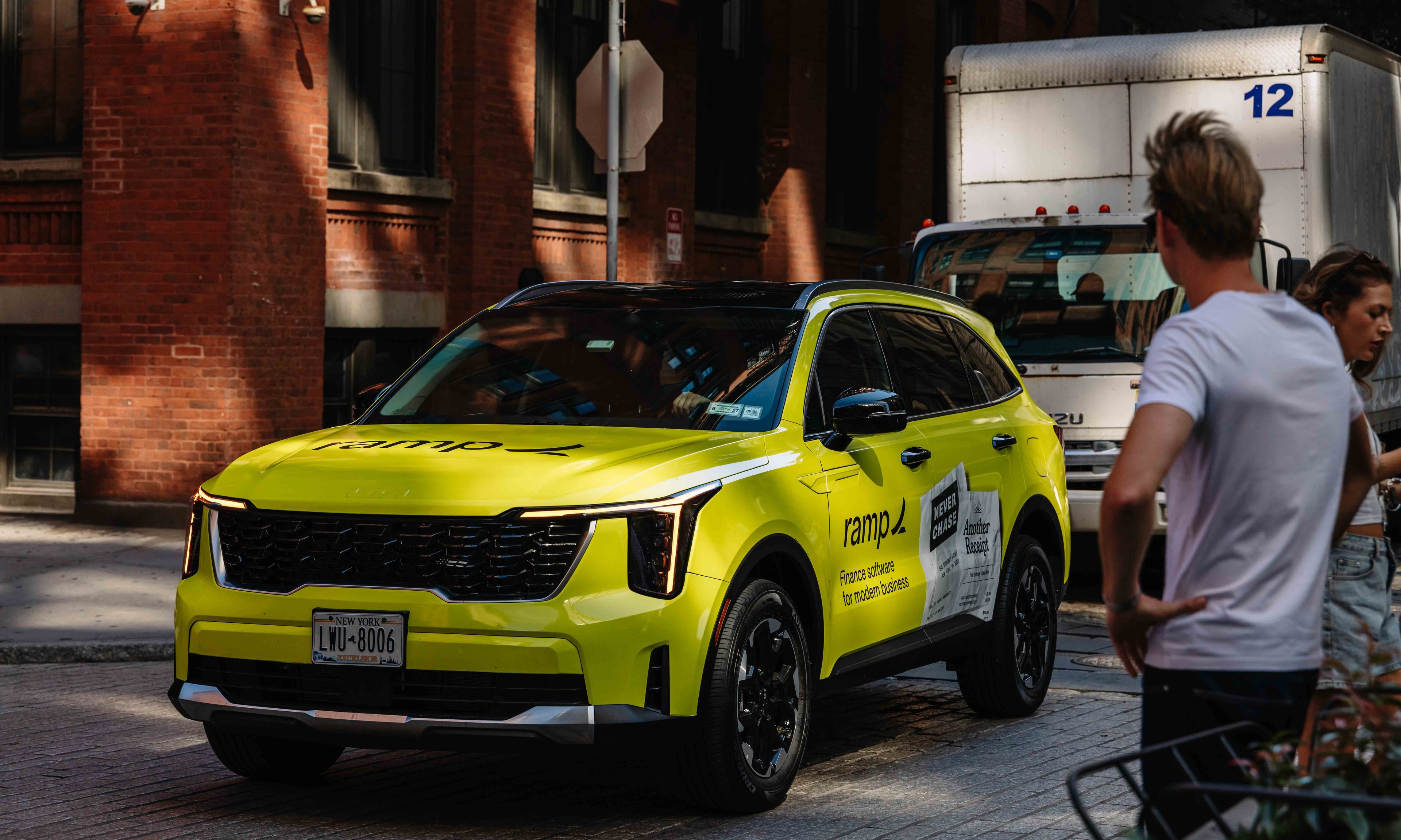 Ramp wrapped car OOH campaign in NYC via GOOD TRAFFIC