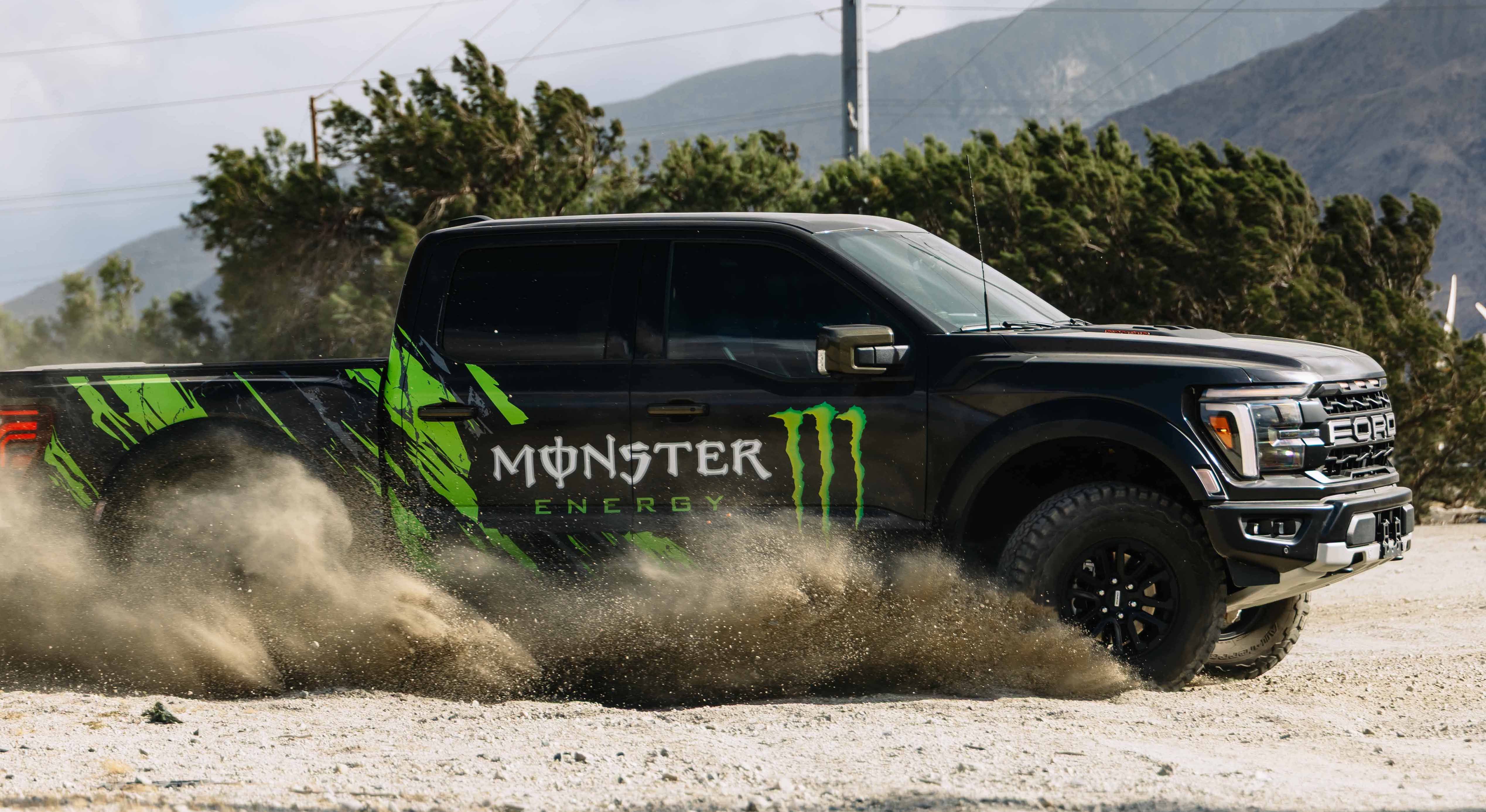 Monster Energy wrapped rideshare campaign with Good Traffic