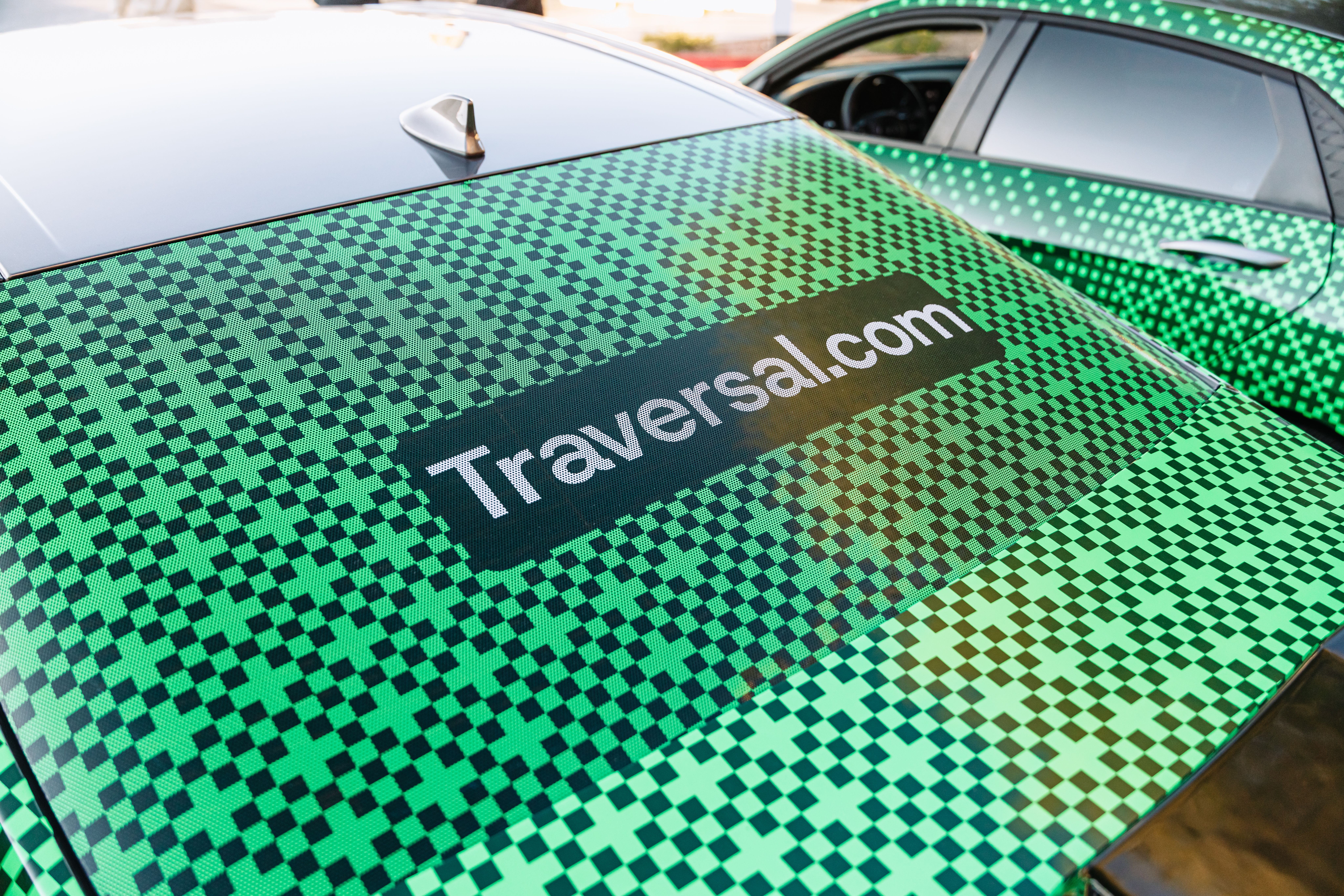 Traversal wrapped car OOH campaign in Las Vegas via GOOD TRAFFIC