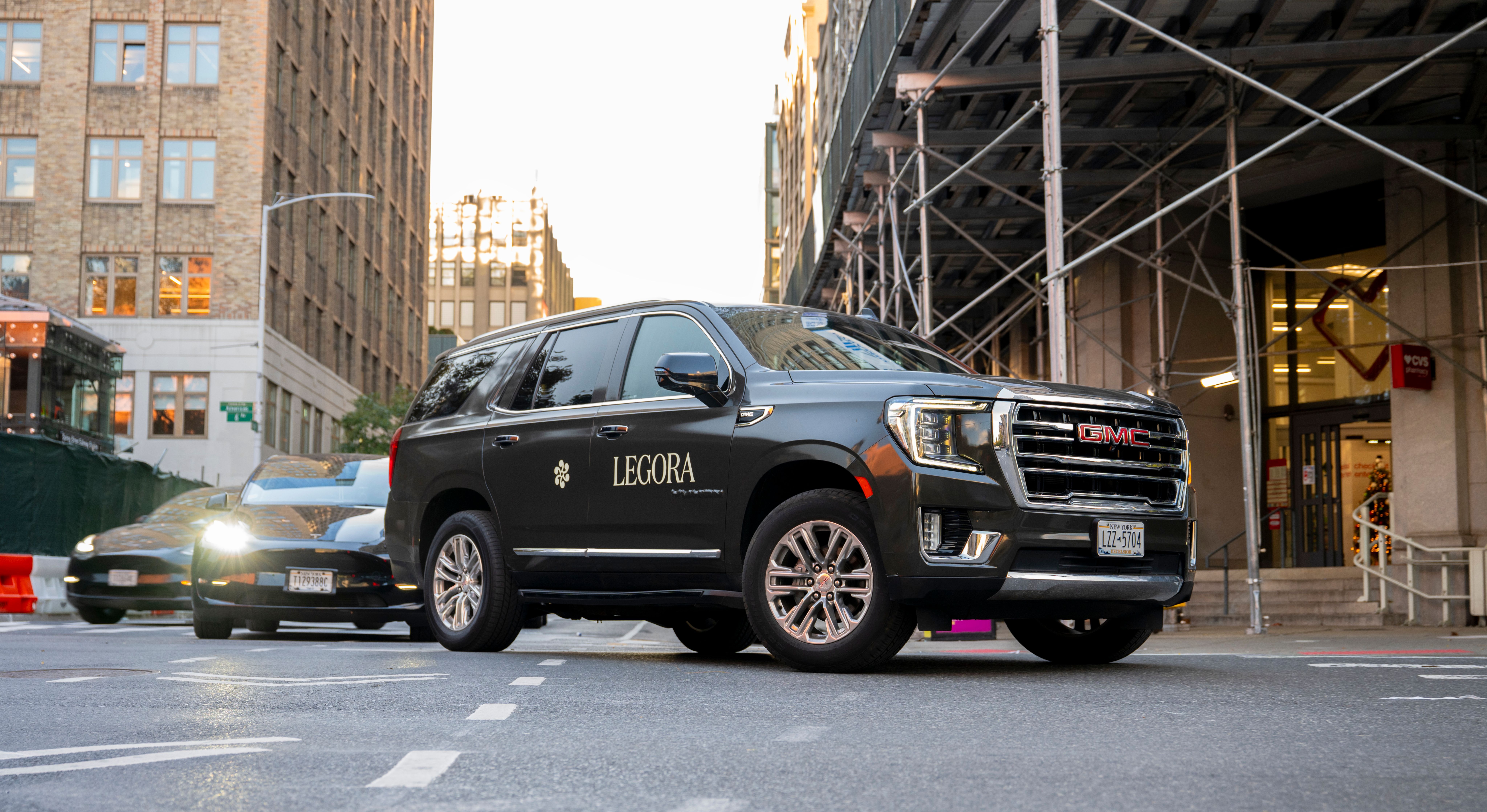 Legora wrapped car OOH campaign in NYC via GOOD TRAFFIC