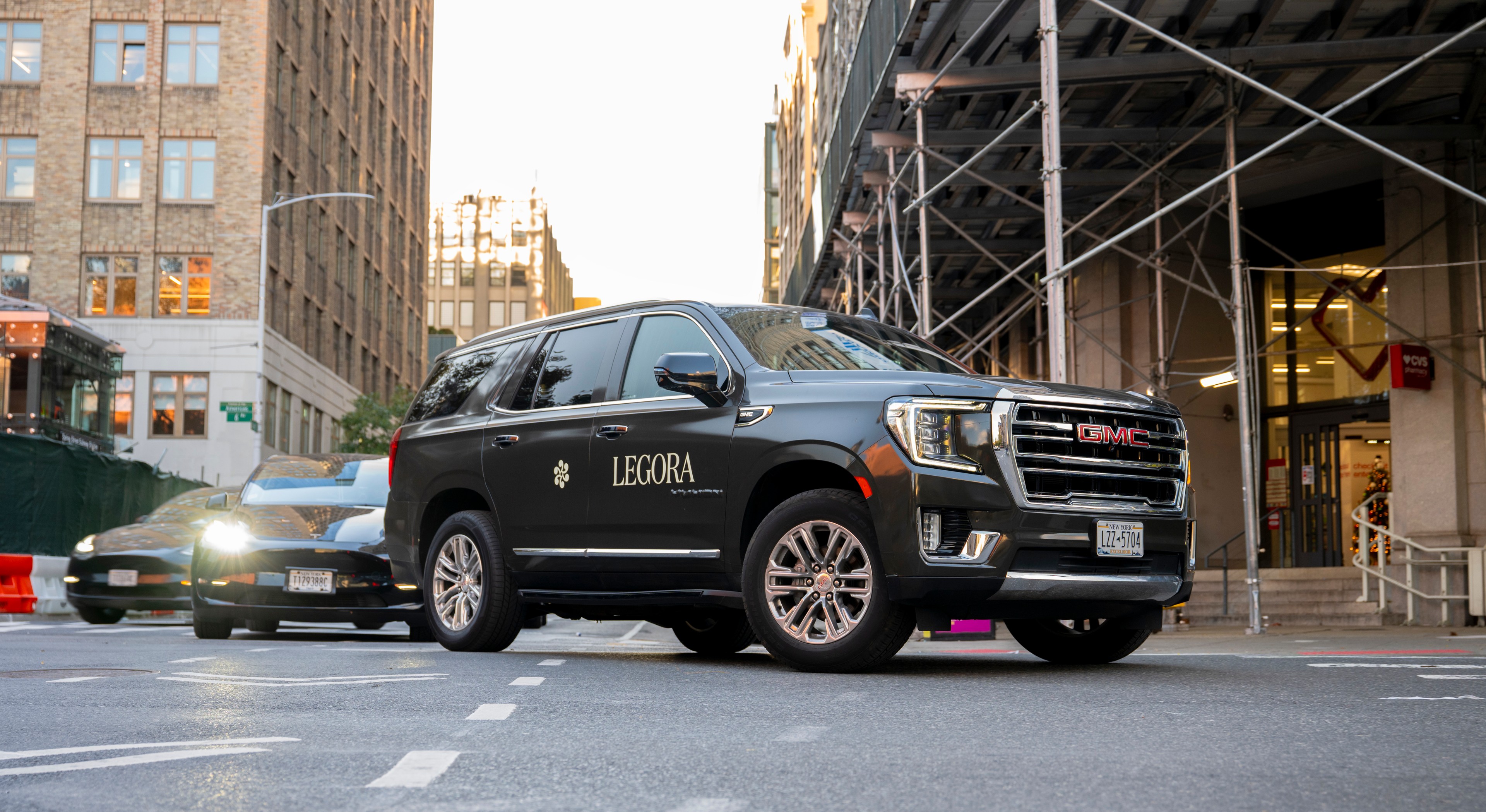 Legora wrapped car OOH campaign in NYC via GOOD TRAFFIC