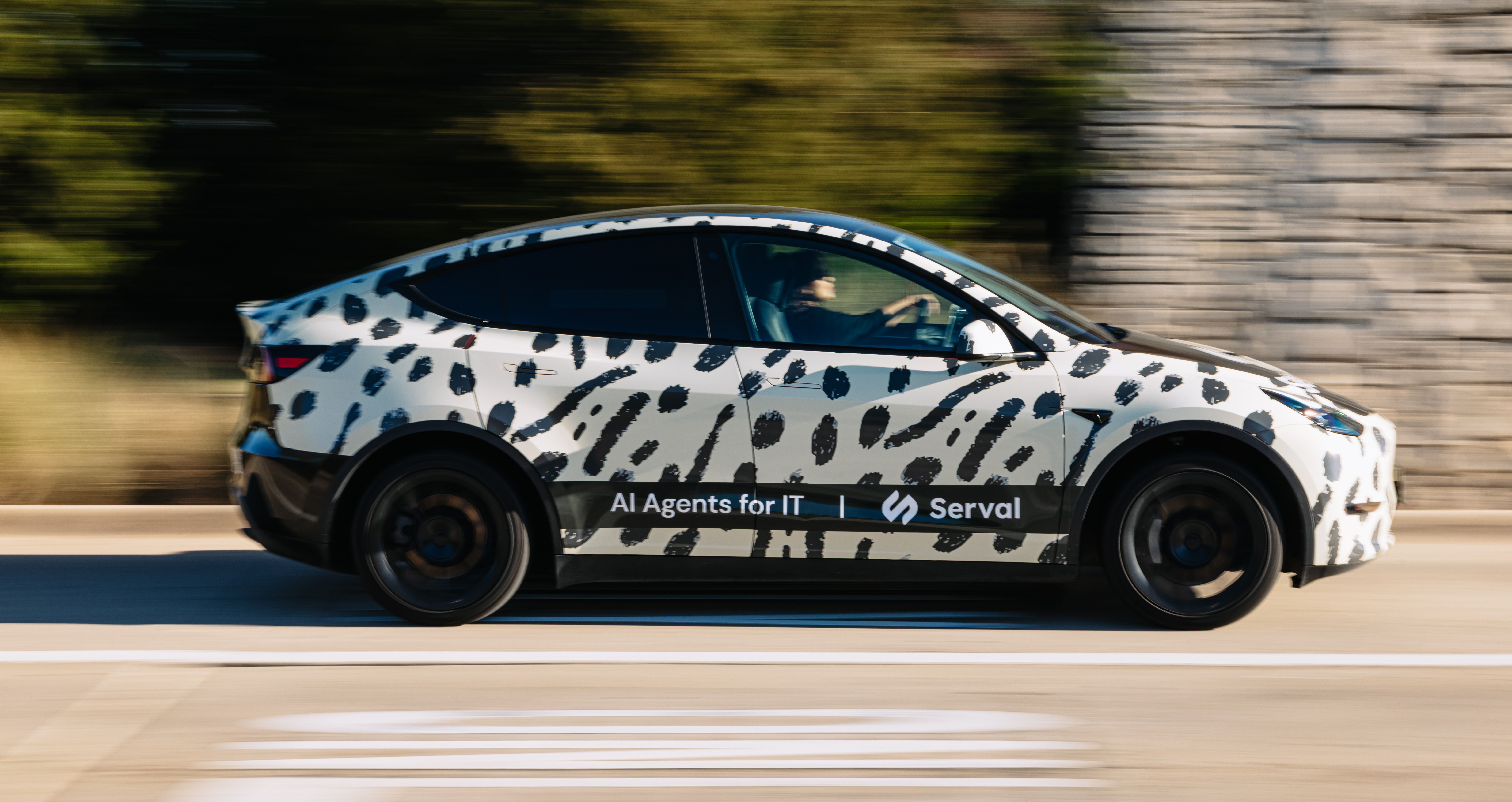 Serval wrapped car campaign in Grapevine TX at Gartner conference via GOOD TRAFFIC