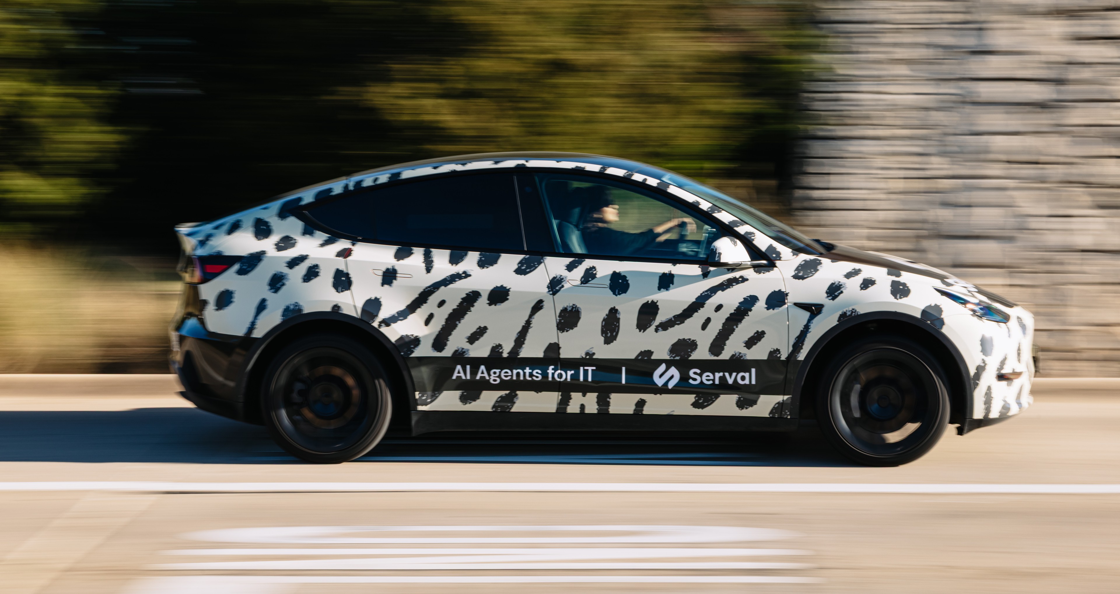 Serval wrapped car campaign in Grapevine TX at Gartner conference via GOOD TRAFFIC