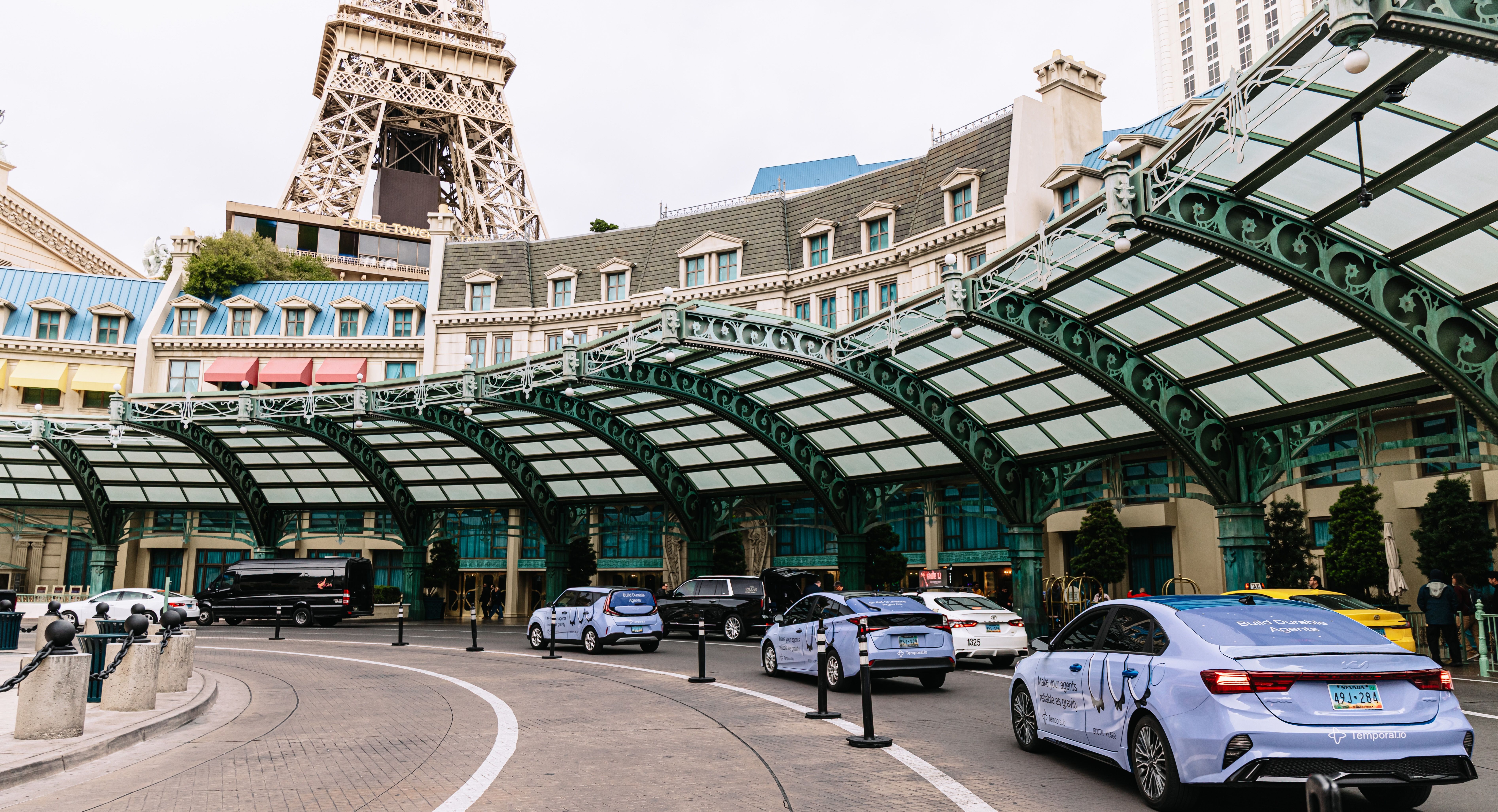Temporal.io wrapped car OOH campaign in Las Vegas via GOODTRAFFIC