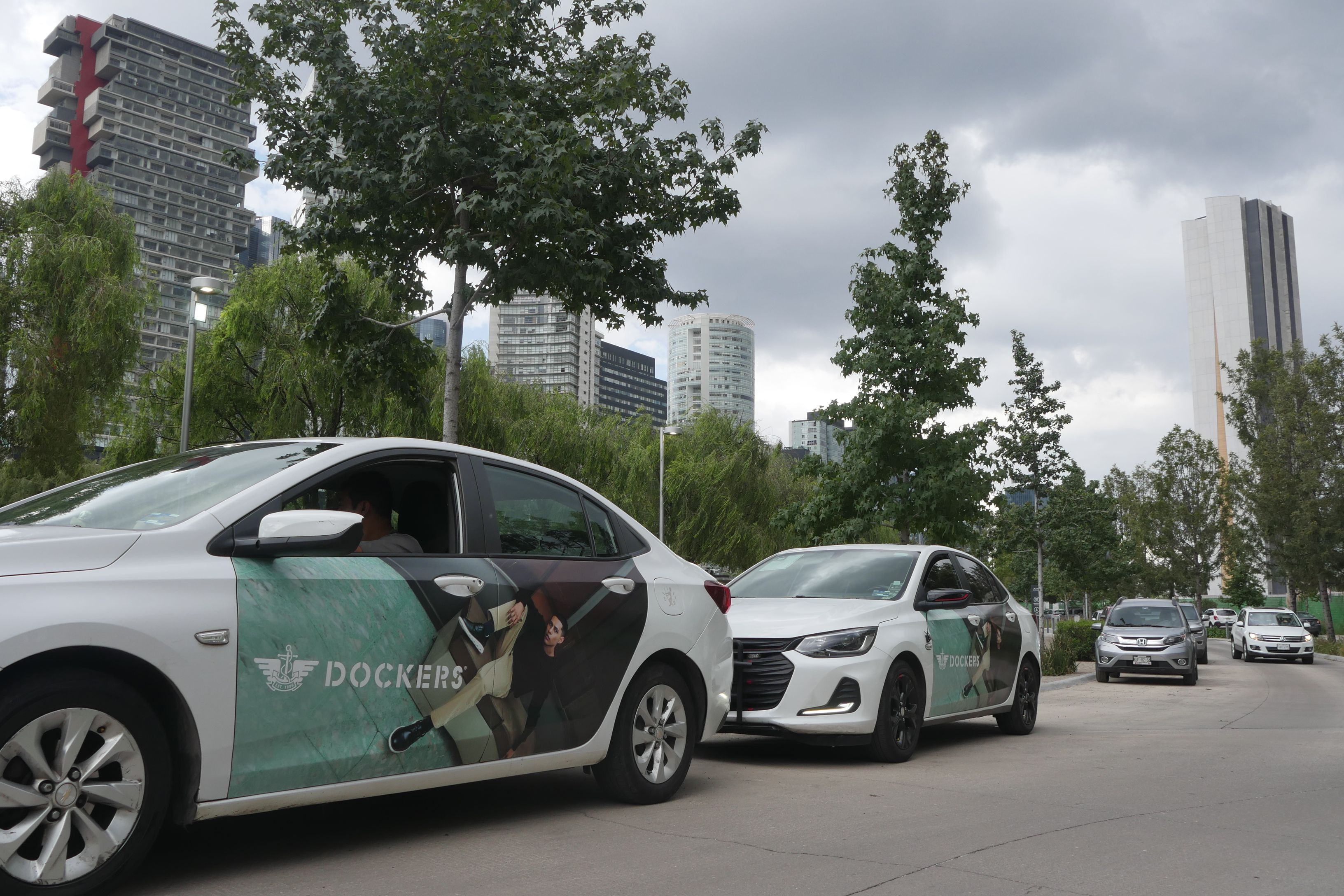 Dockers wrapped car CDMX