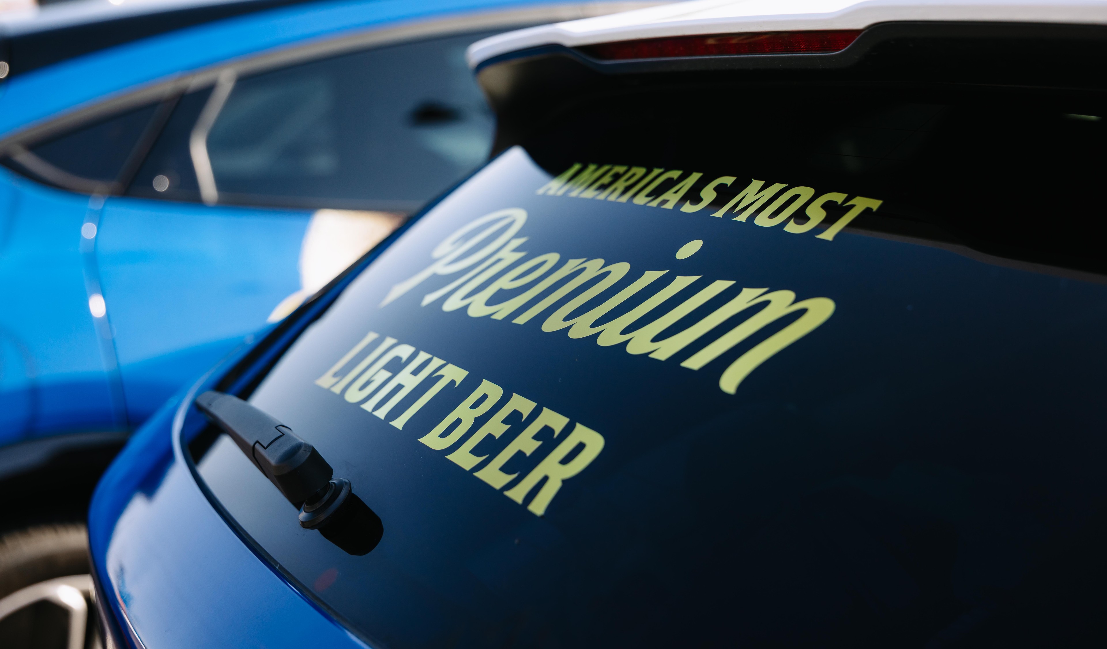 Boston Beer/Sam Adams wrapped rideshare vehicle in Phoenix
