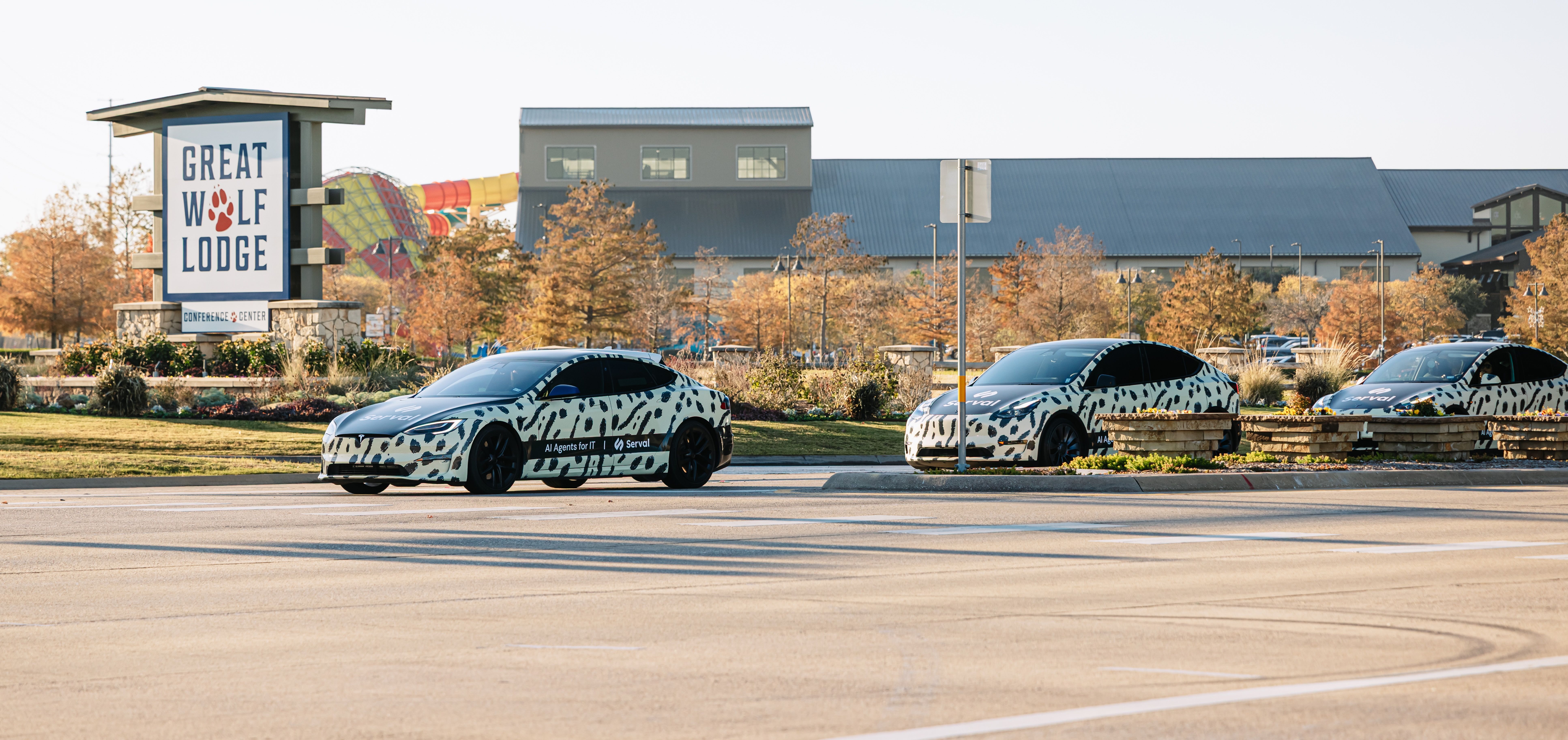 Serval wrapped car campaign in Grapevine TX at Gartner conference via GOOD TRAFFIC