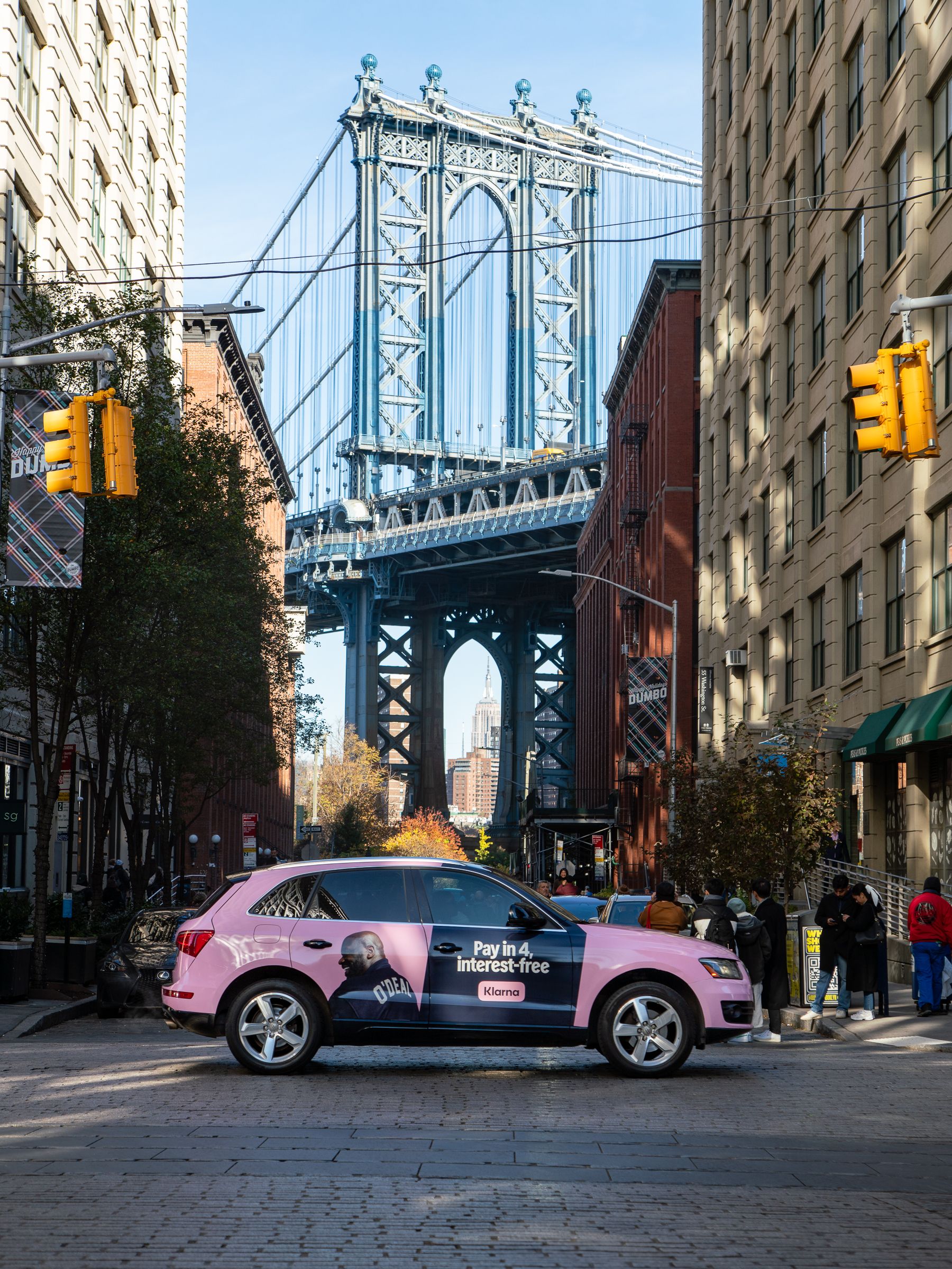 Klarna wrapped rideshare cars in NYC