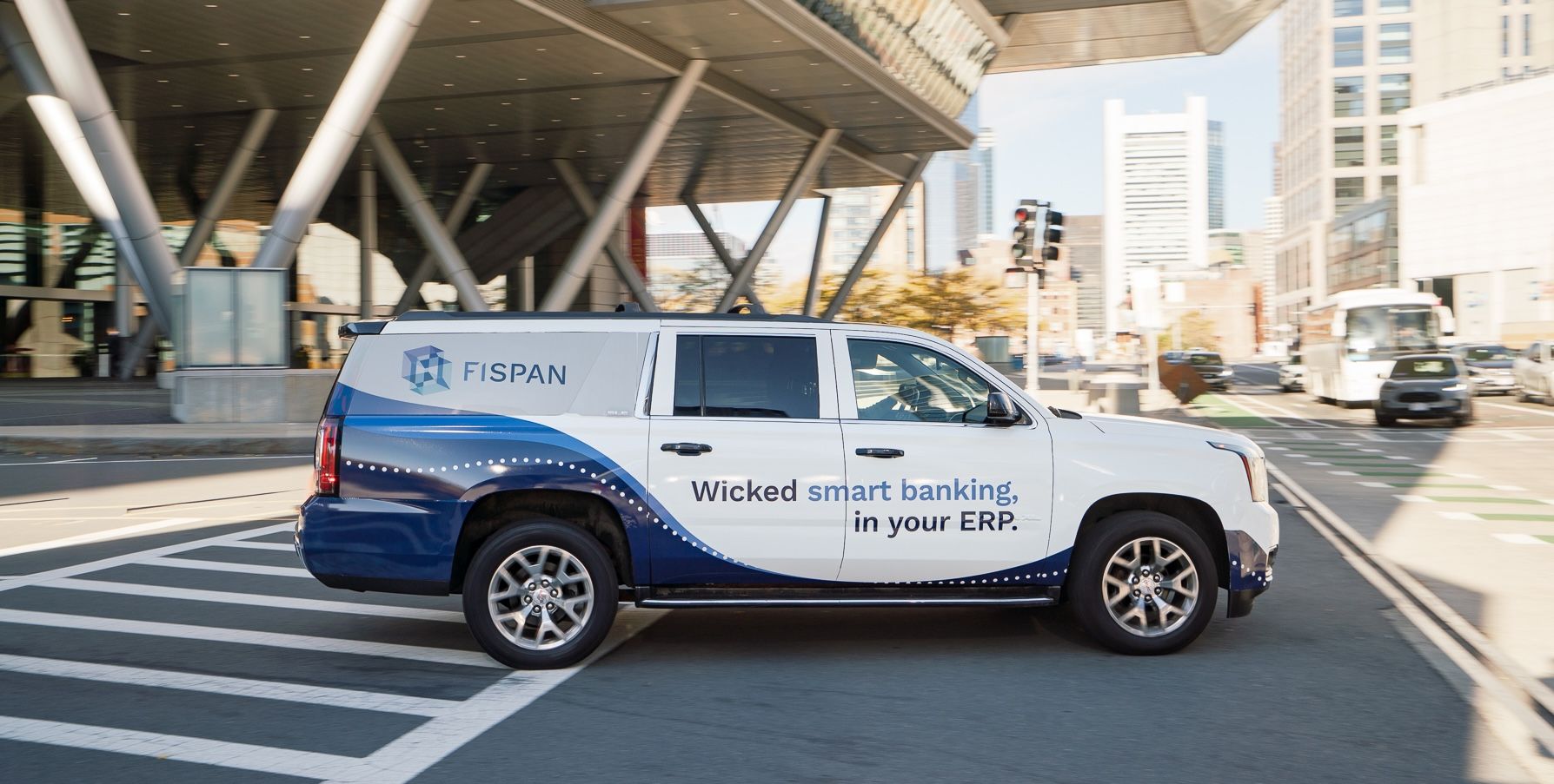 FISPAN wrapped car campaign in Boston via GOOD TRAFFIC