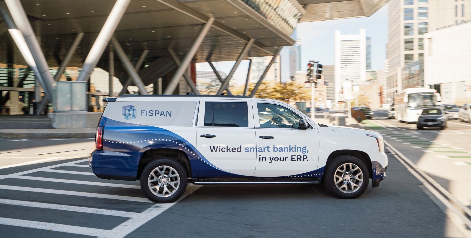 FISPAN wrapped car campaign in Boston via GOOD TRAFFIC