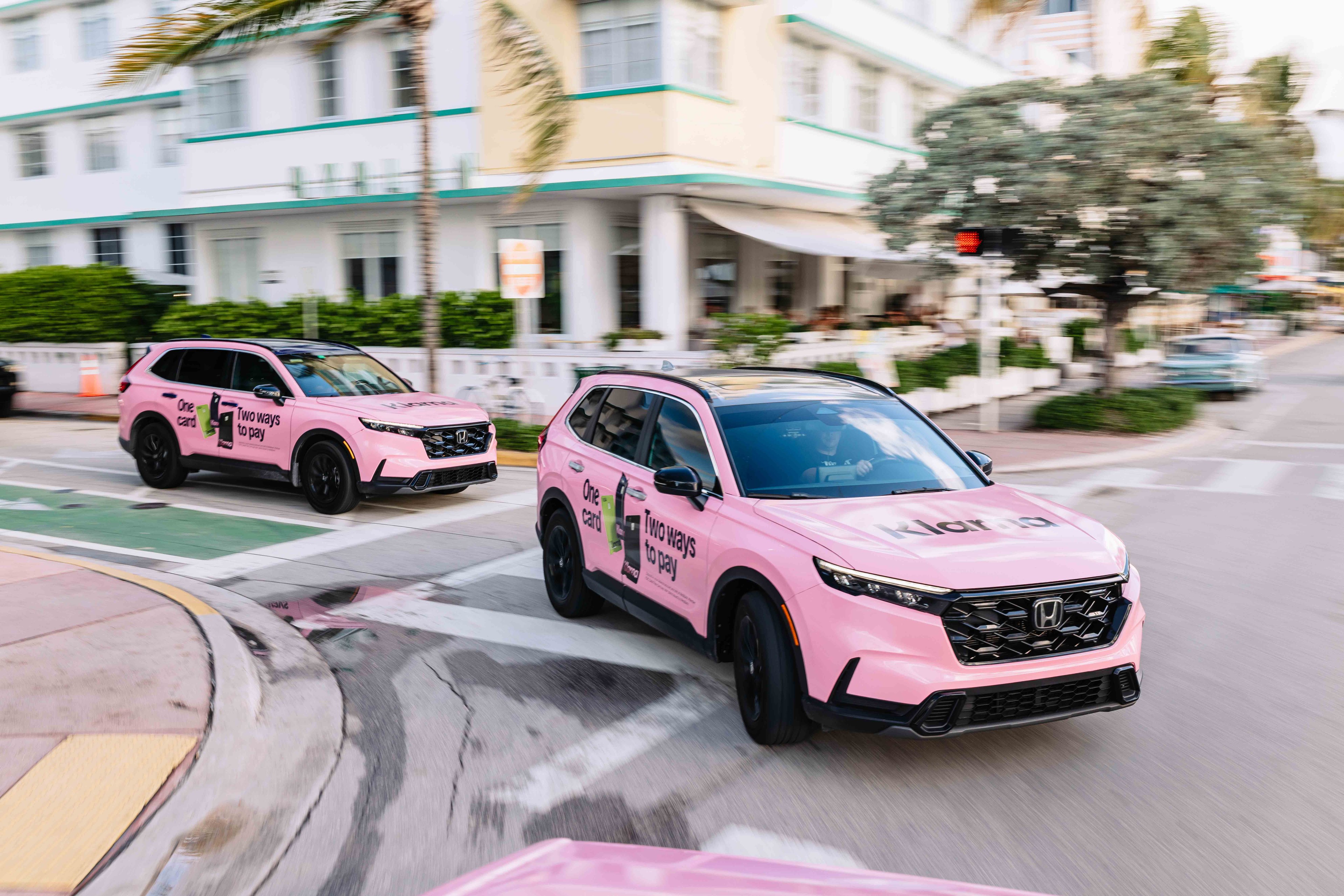 klarna wrapped car miami