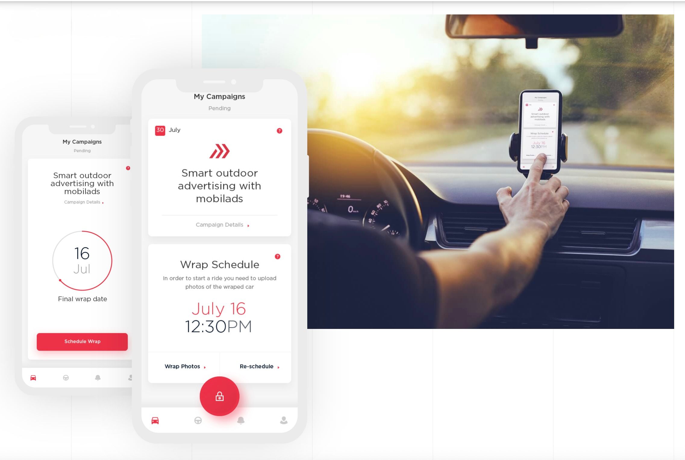 Manage everything in our app