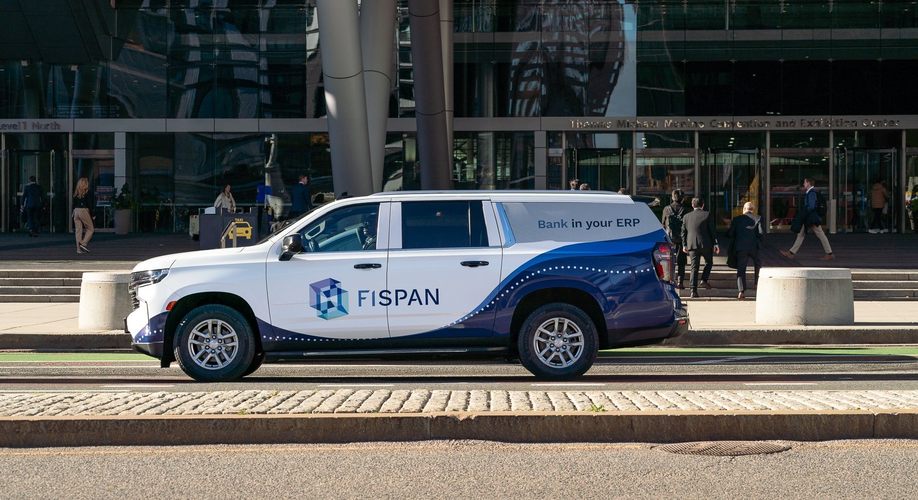FISPAN wrapped car campaign in Boston via GOOD TRAFFIC