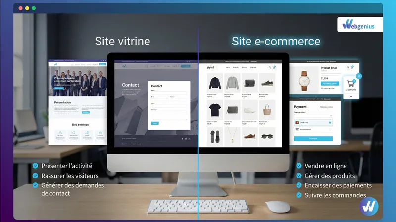 Site e-commerce ou site vitrine
