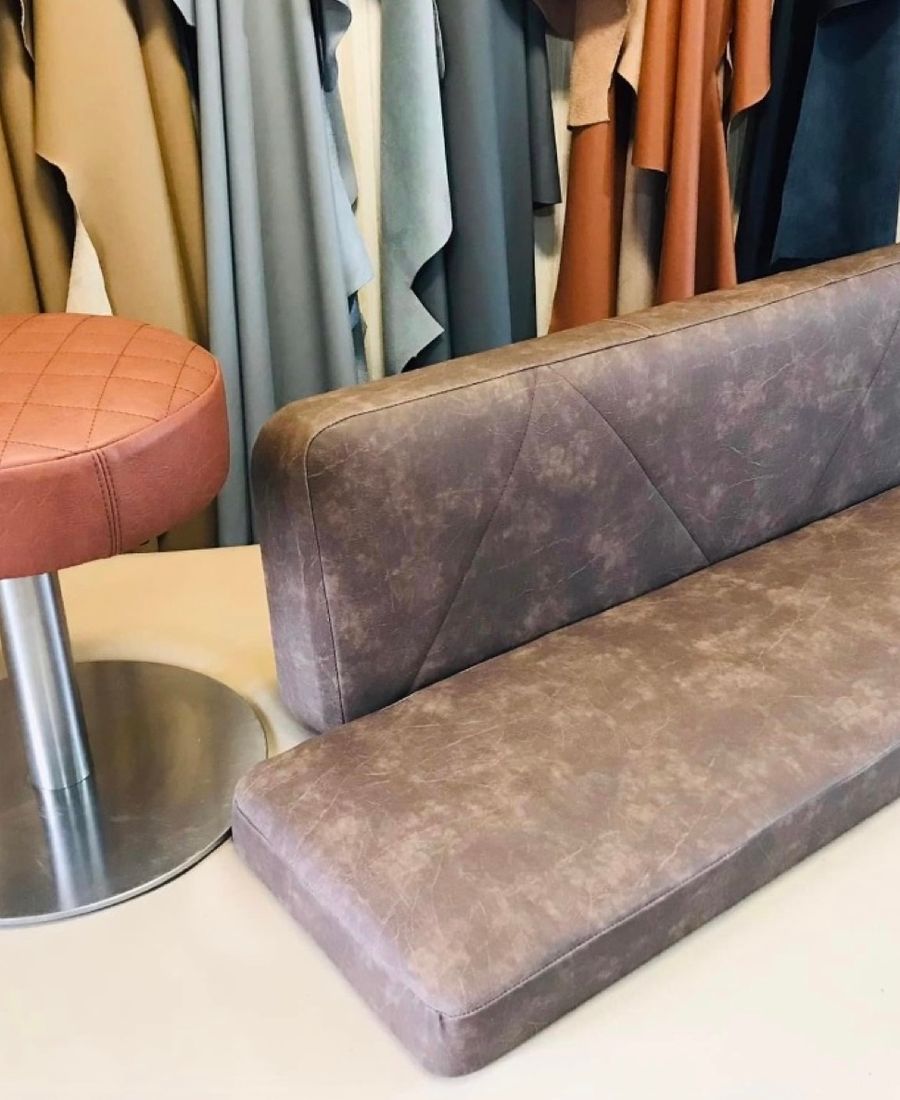 Furniture upholstery made by Sellerie du Parc