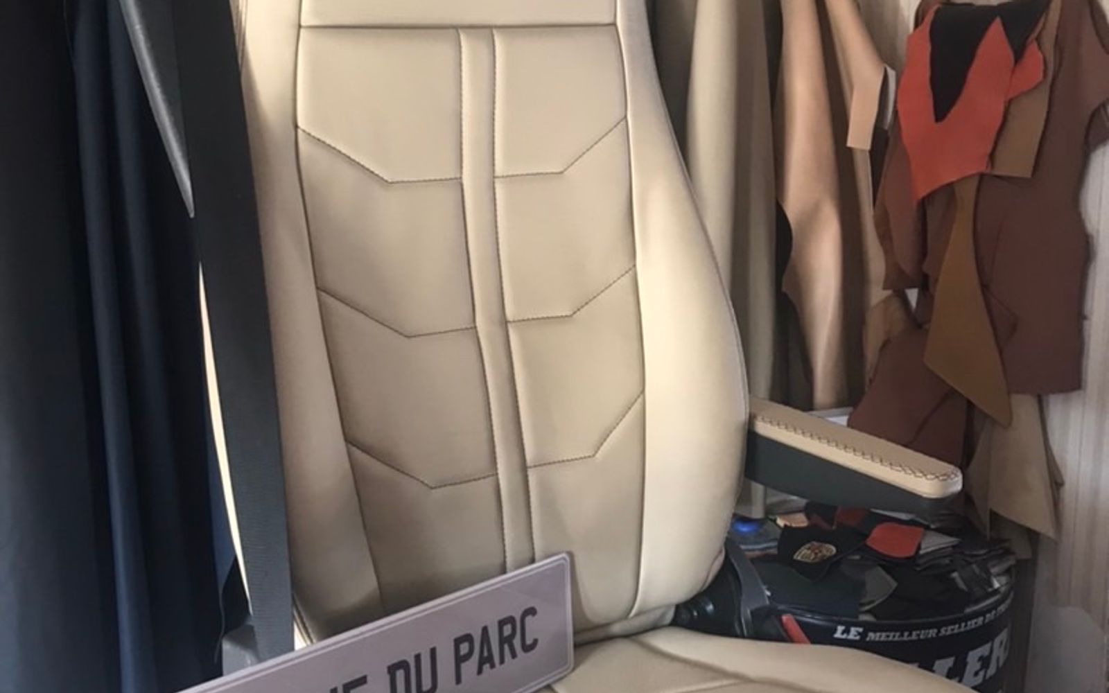 Restored heavy-duty vehicle driver's seat