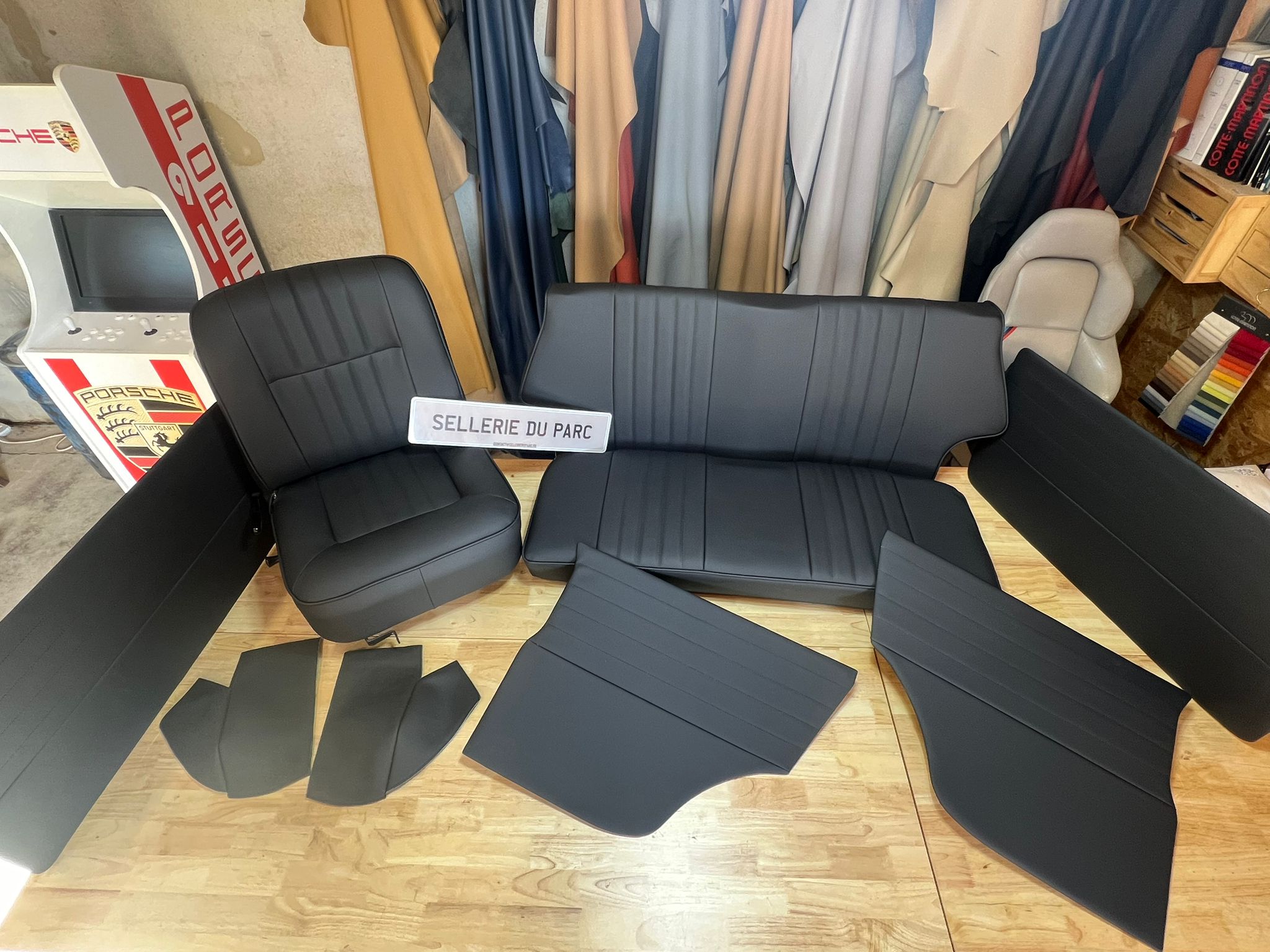 Leather upholstery care in the workshop