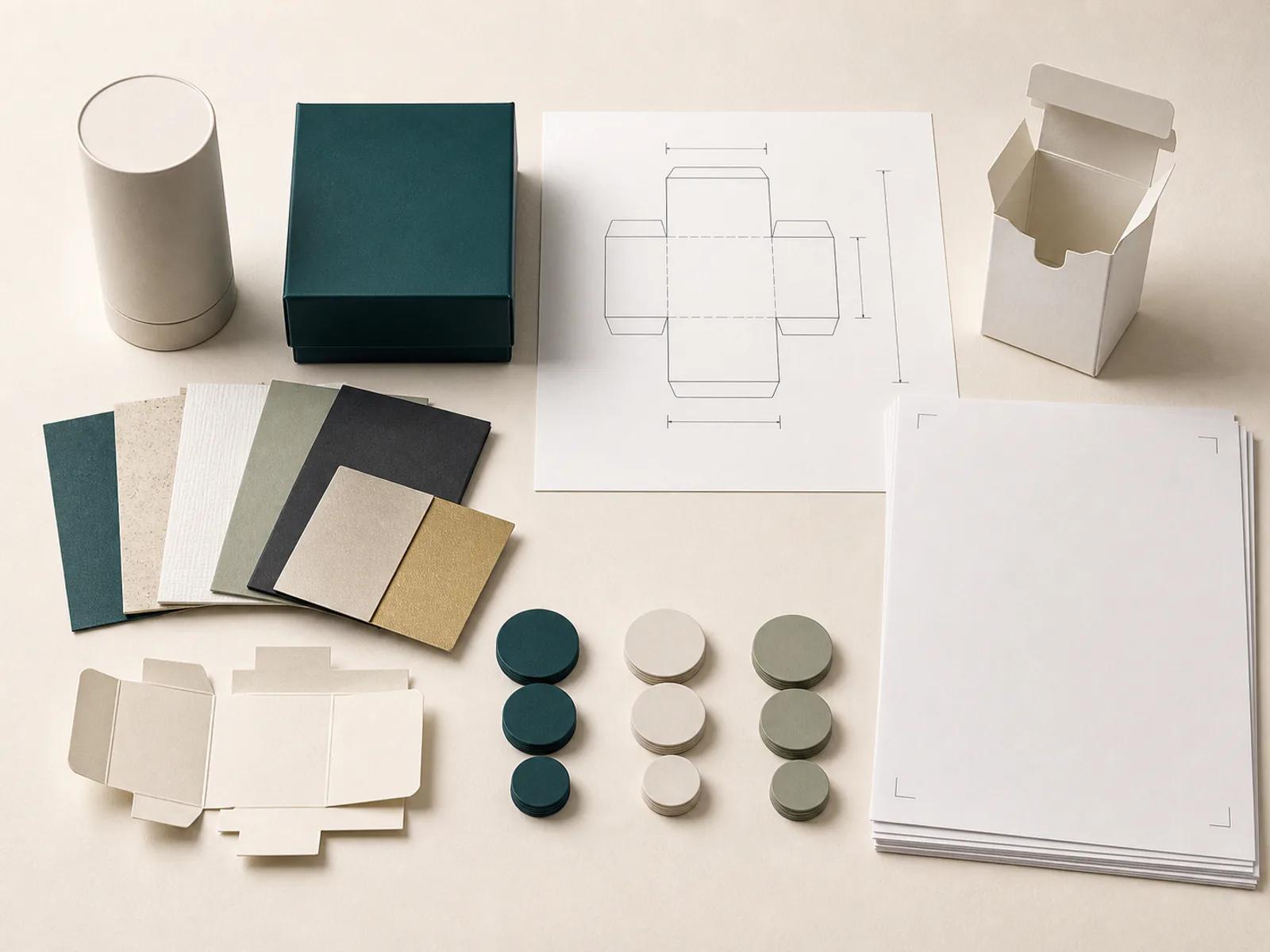 Complete packaging quote brief with product dimensions box reference material and artwork sheets