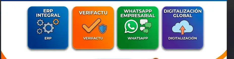 Grupo Gampi lanza ofertas limitadas para ERP, VeriFactu, WhatsApp y digitalización