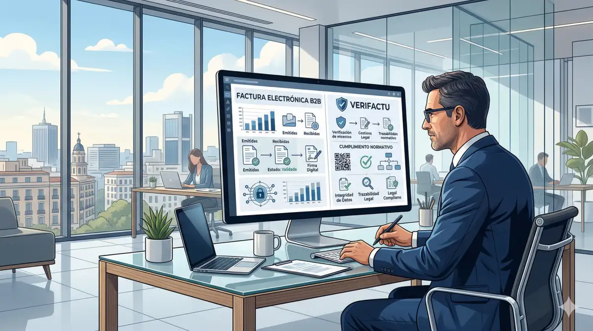 Facturación electrónica vs VeriFactu: diferencias clave y qué es obligatorio realmente