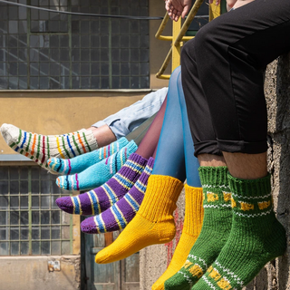 Ponožky klasik z darované příze