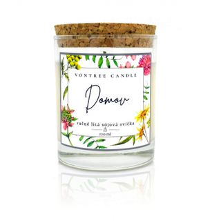 Vonná sojová svíčka Domov