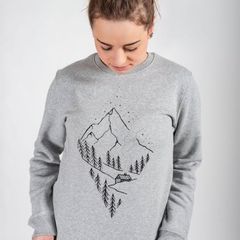 Dámská mikina bez kapuce