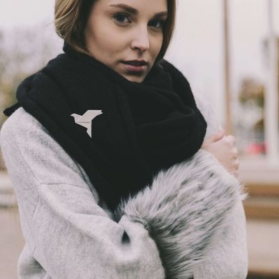 Porcelánová brož Holubice