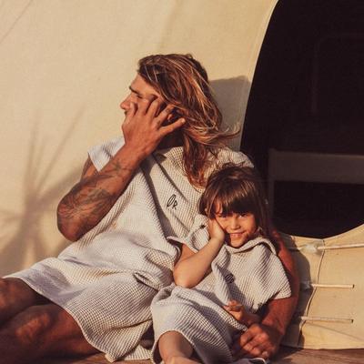 Dětské organic pončo