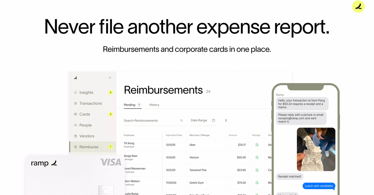 Introducing Ramp reimbursements