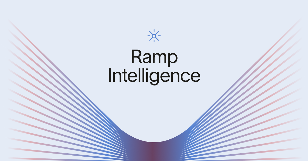 Finance Ramp Graphics Ramp Intelligence: the future of finance is finally here