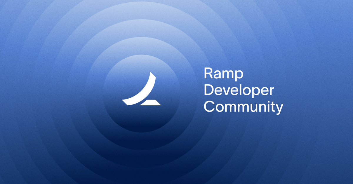 Ramp Developer Community + Ramp MCP