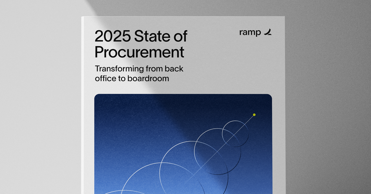 Most revealing numbers from Ramp 2025 State of Procurement report