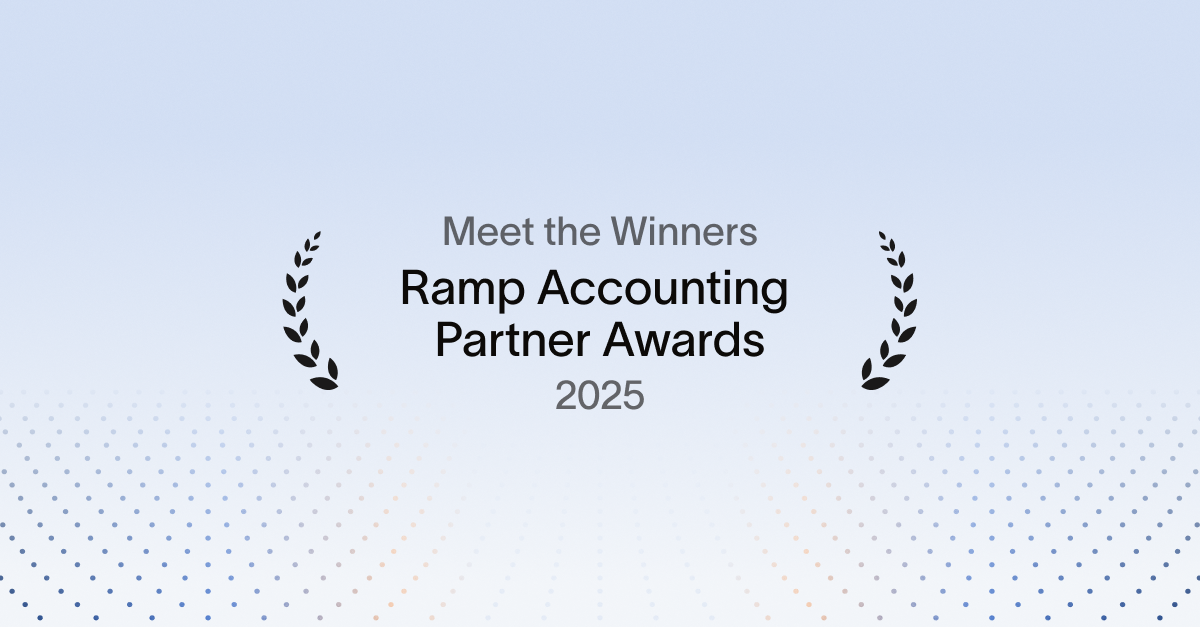 Celebrating the Winners of the 2025 Ramp Accounting Partner Awards