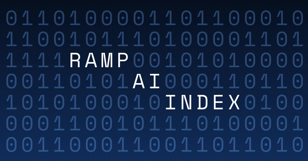 Ramp AI Index March 2026 update