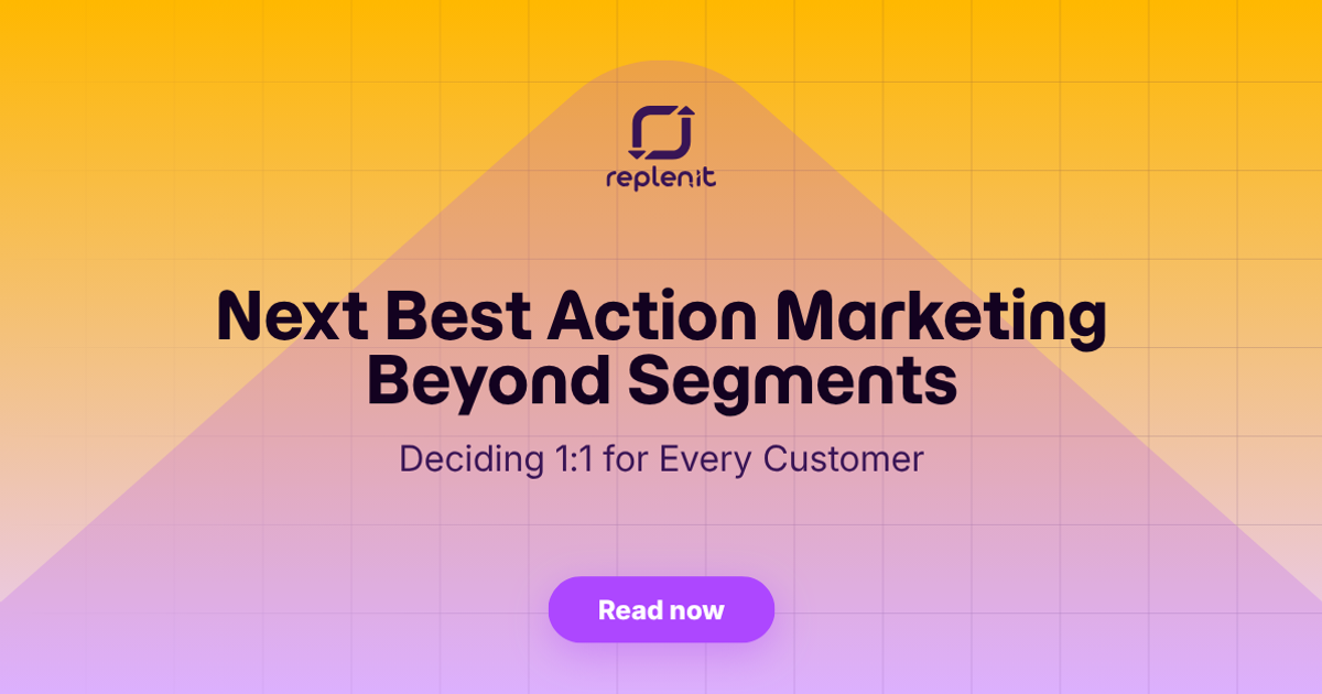 Next Best Action Marketing Beyond Segments