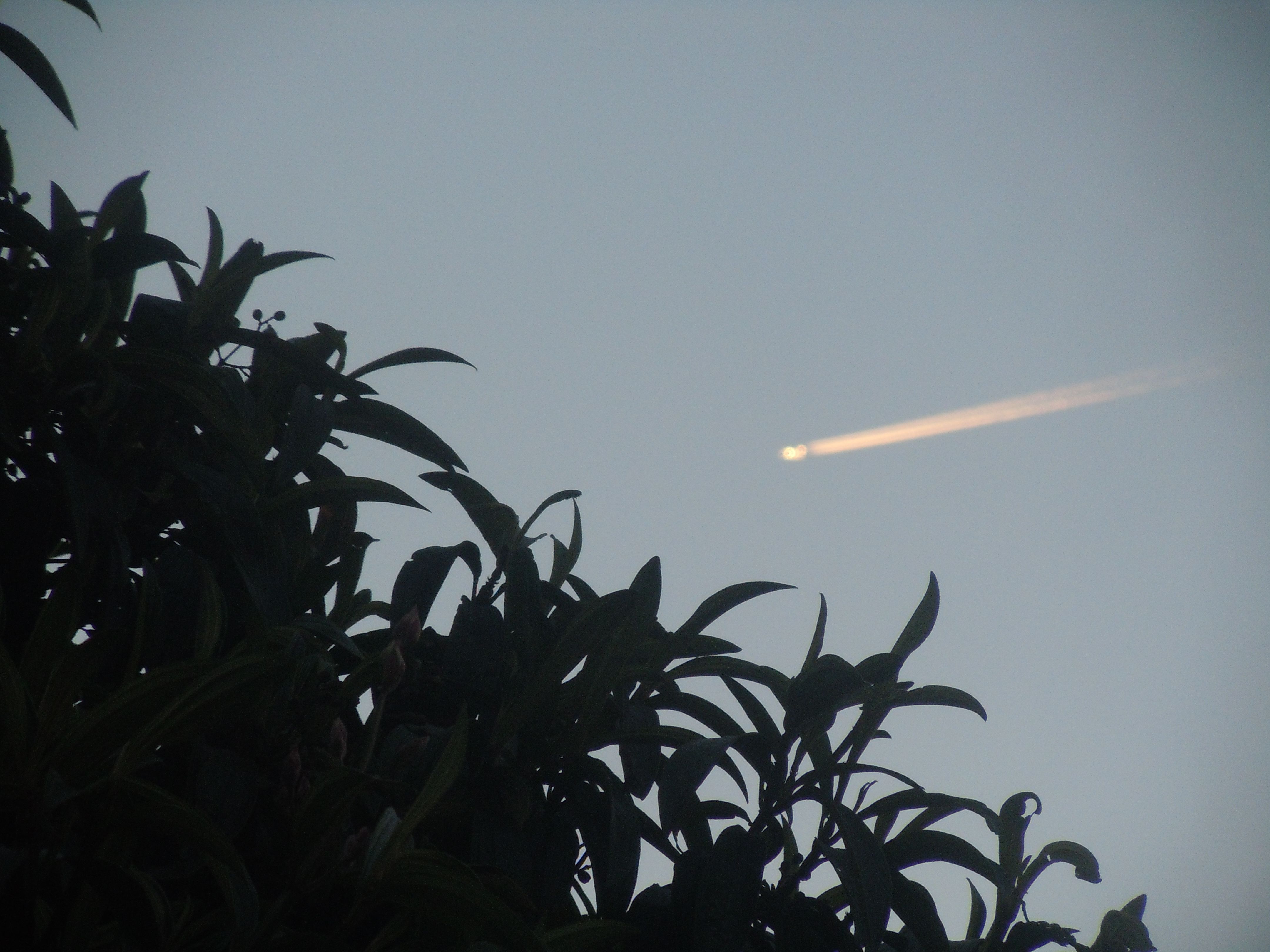 Avião no céu