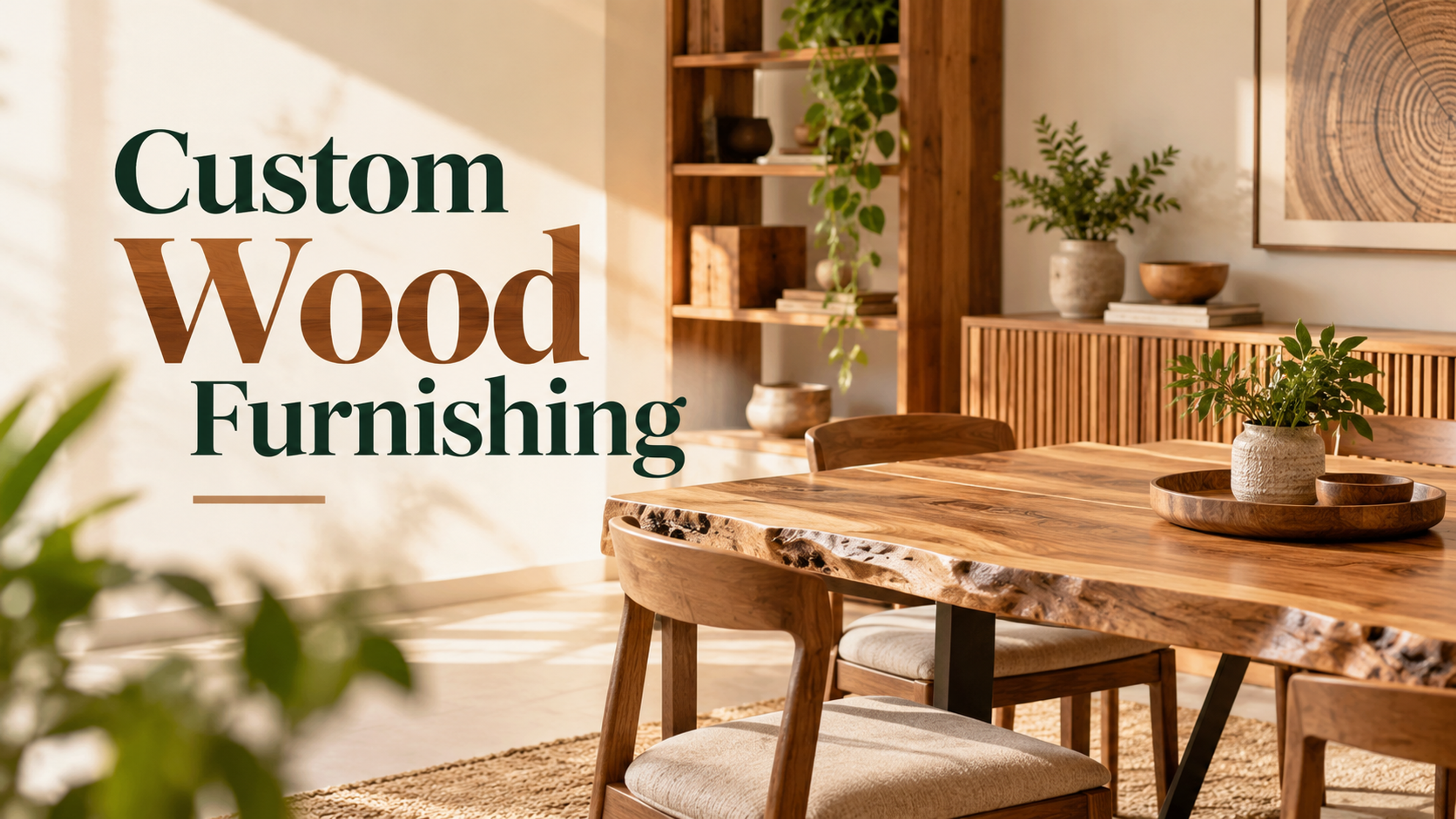 Custom Wood Furnishing: Elevating Interiors with Tailored Craftsmanship