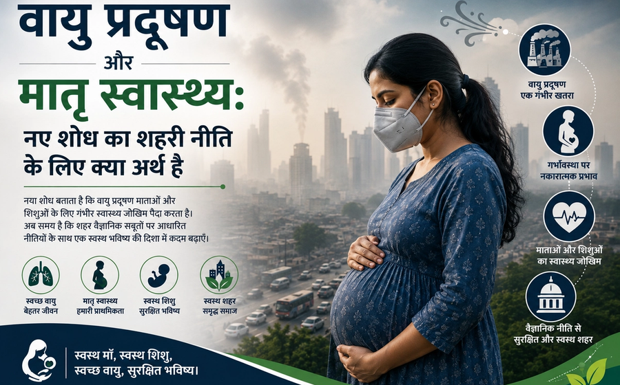वायु प्रदूषण और मातृ स्वास्थ्य: नए शोध का शहरी नीति के लिए क्या अर्थ है cover image