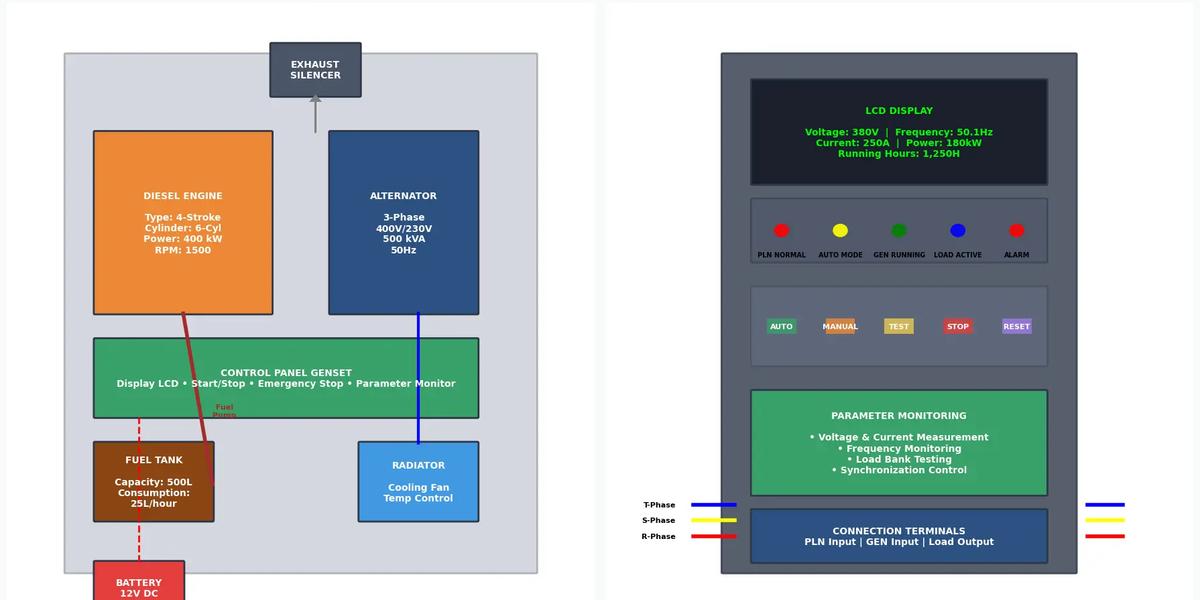 Sinkronisasi Genset dengan Sistem AMF